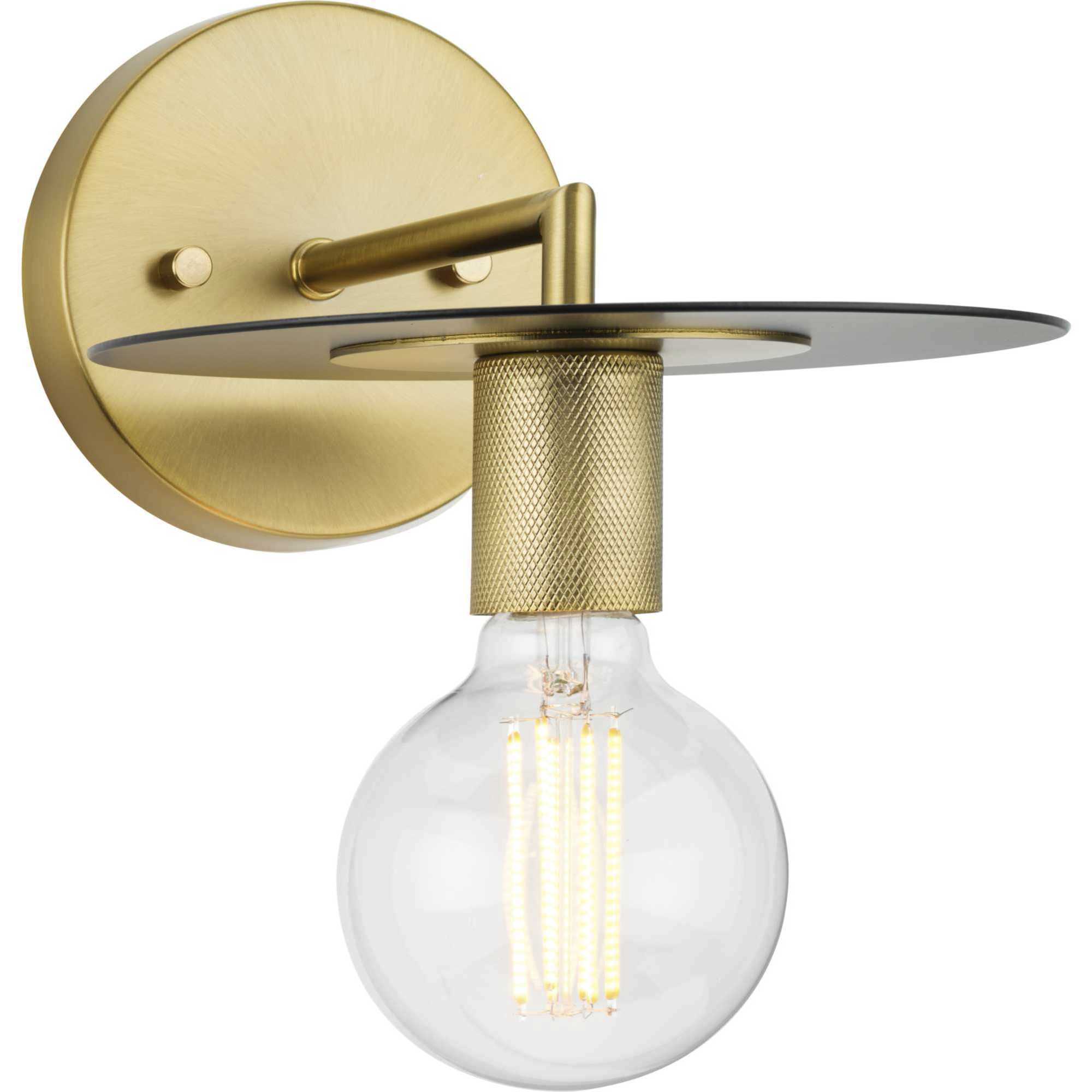 Trimble 1 Light 8 inch Brushed Bronze Wall Bracket Wall Light, Design Series