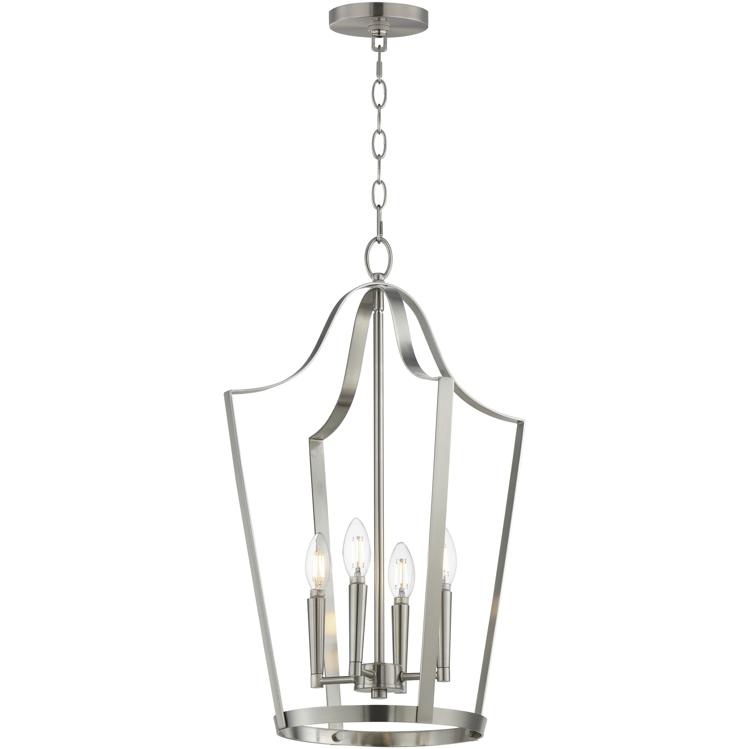 Arden 4 Light 16 inch Satin Nickel Entry Foyer Pendant Ceiling Light