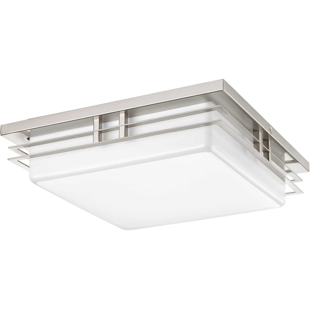 Helm LED LED 14 inch Brushed Nickel Flush Mount Ceiling Light, Progress LED