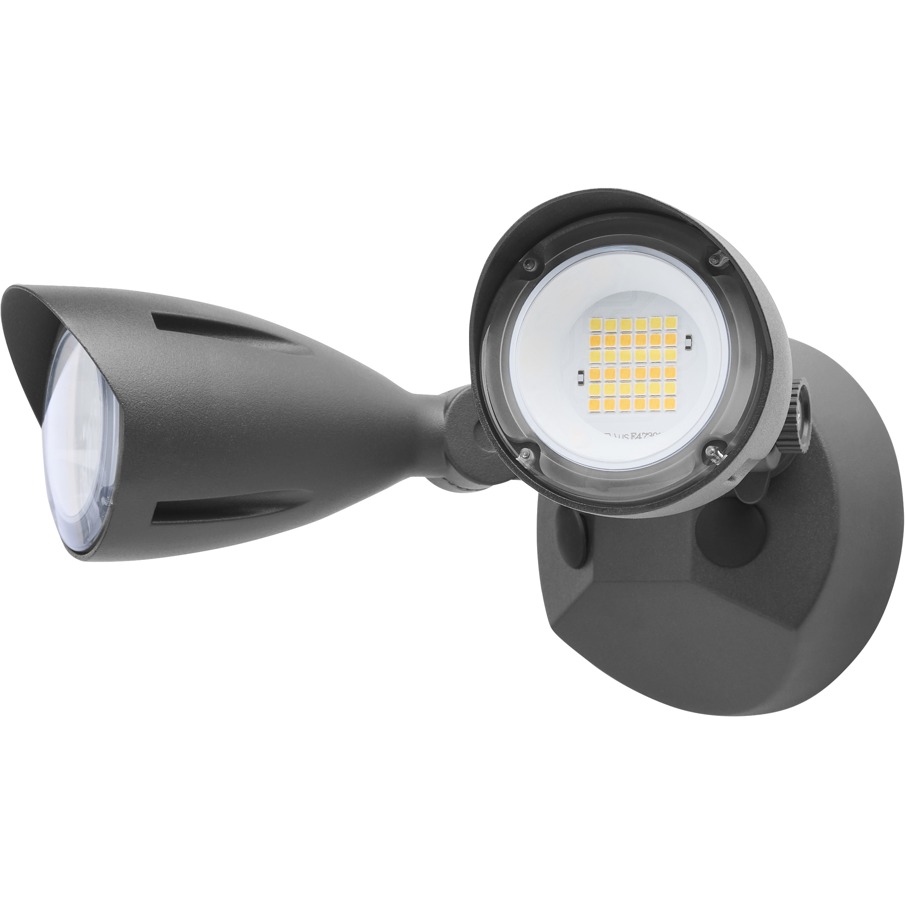 Brentwood LED 4.29 inch Black Outdoor Security Light