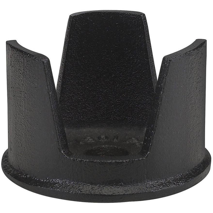 Isaac 3 inch Black Outdoor Pier Mount Base