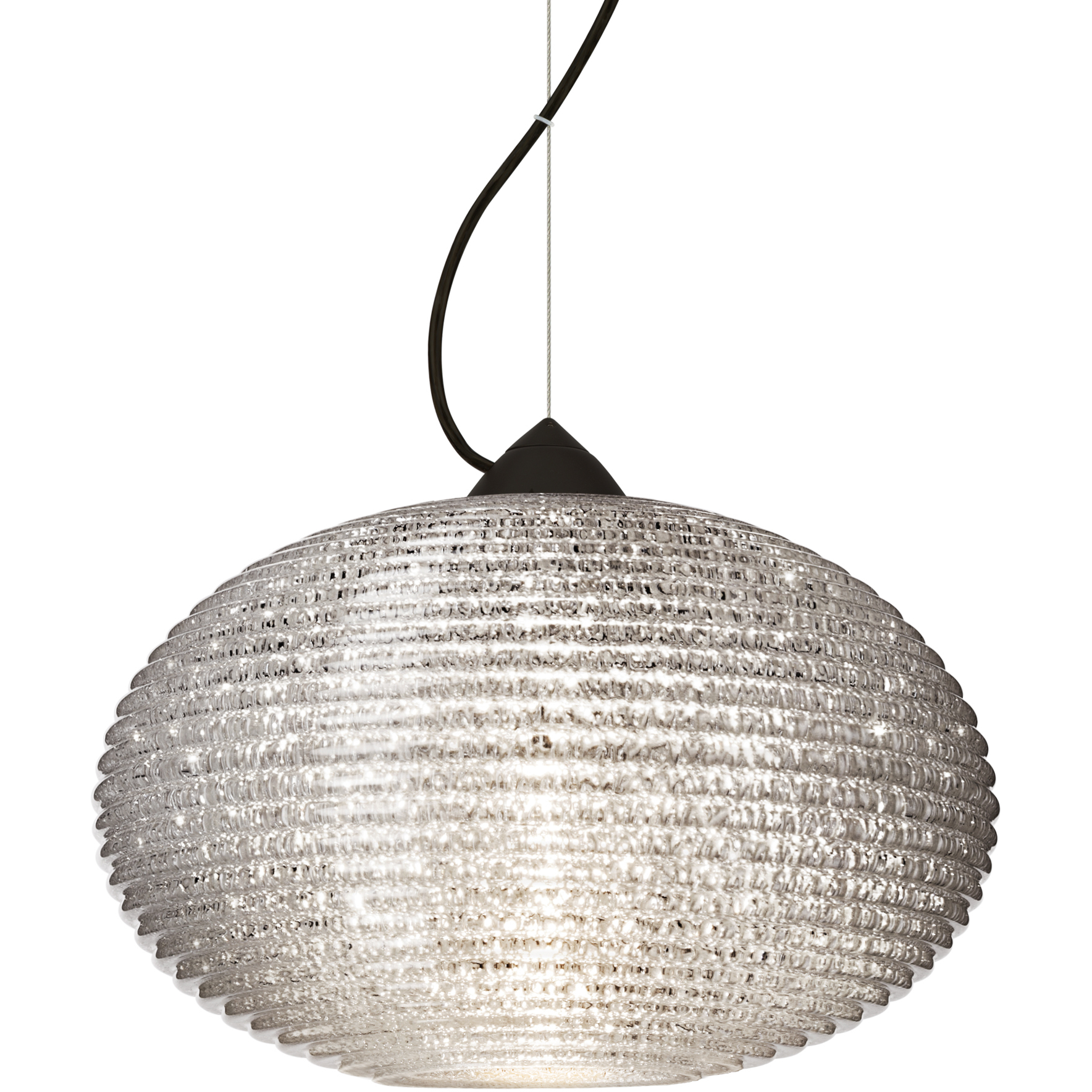 Pape 10 LED Black Cord Pendant Ceiling Light