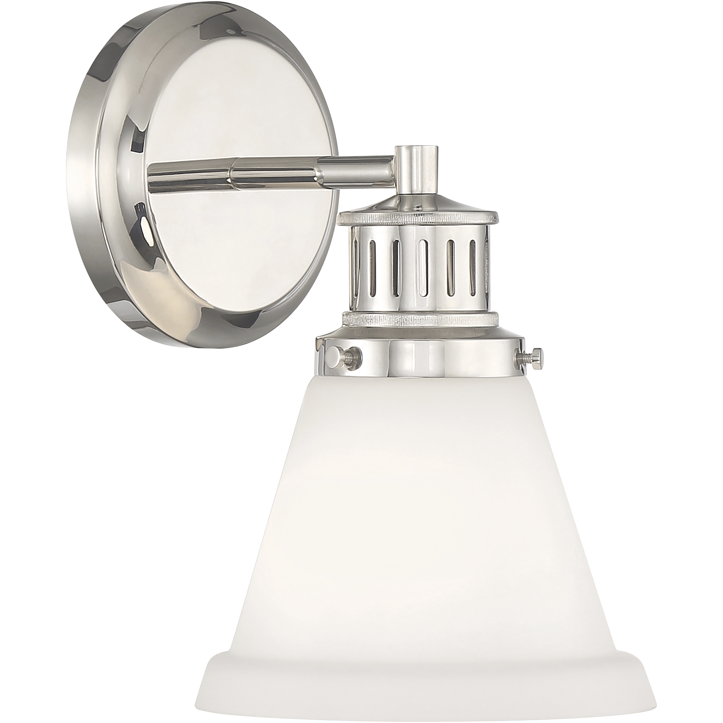 Alden Sconce Wall Light in Polished Nickel