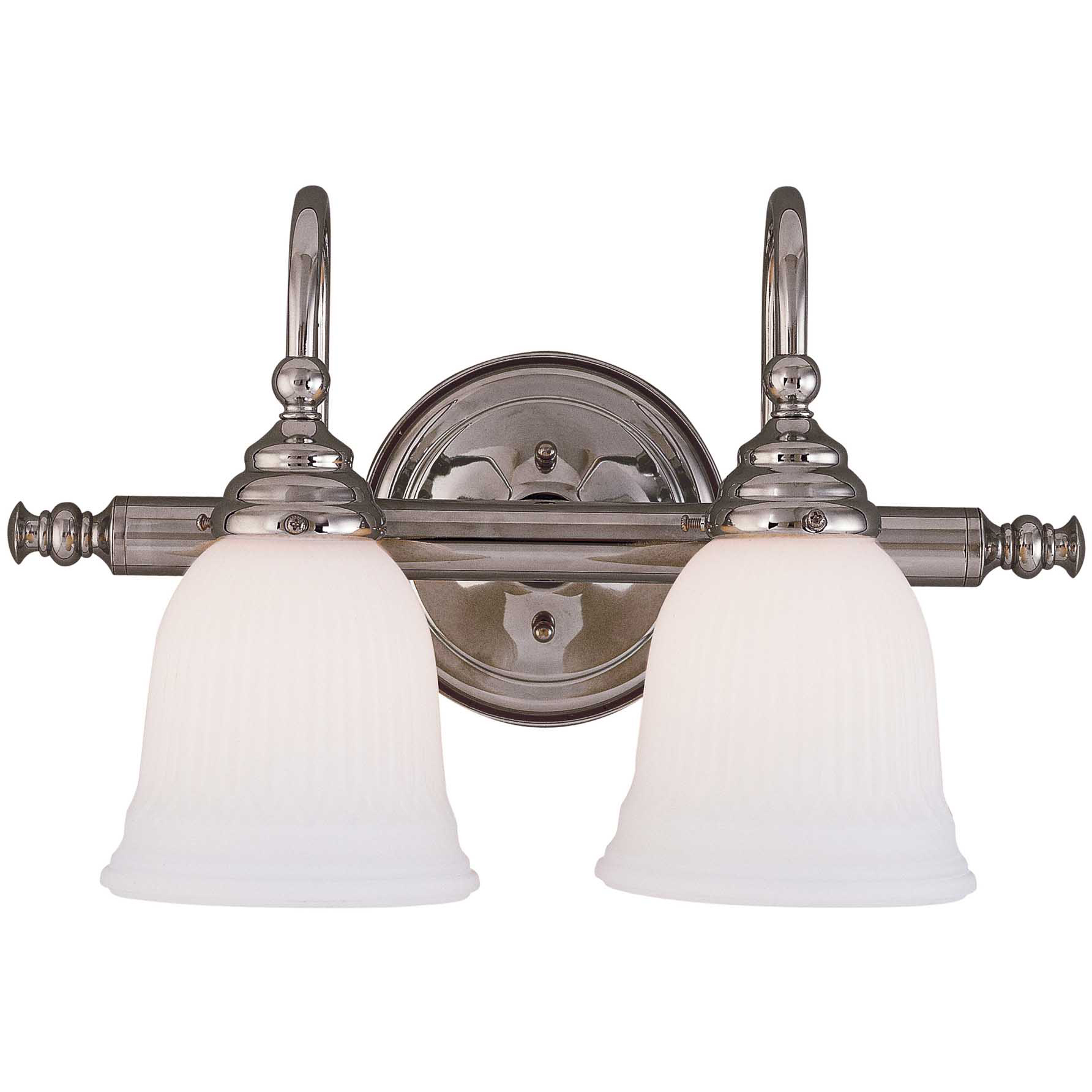 Brunswick 2 Light 17 inch Chrome Bathroom Vanity Light Wall Light, Essentials