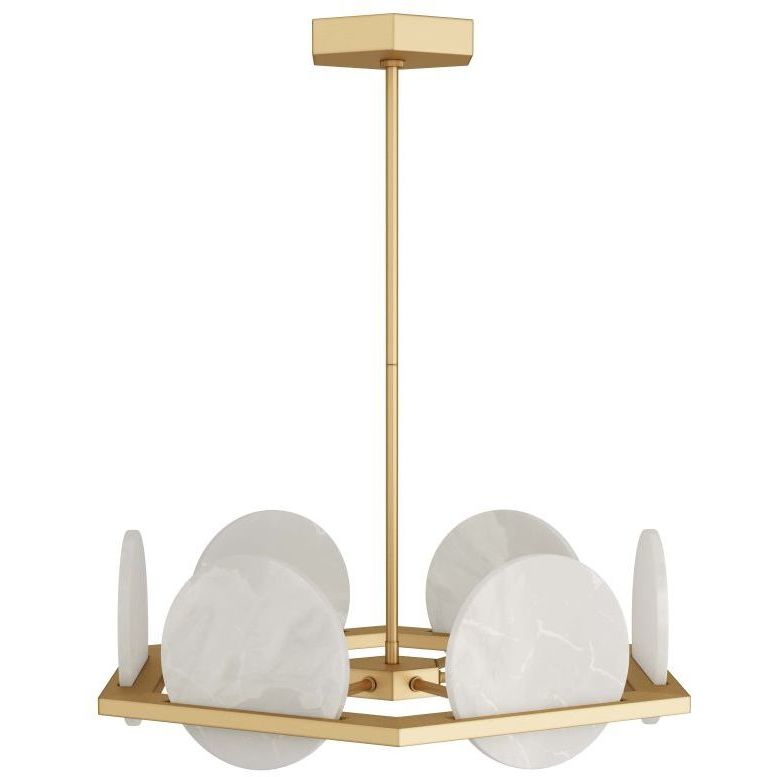 Savion 6 Light 29 inch White Chandelier Ceiling Light