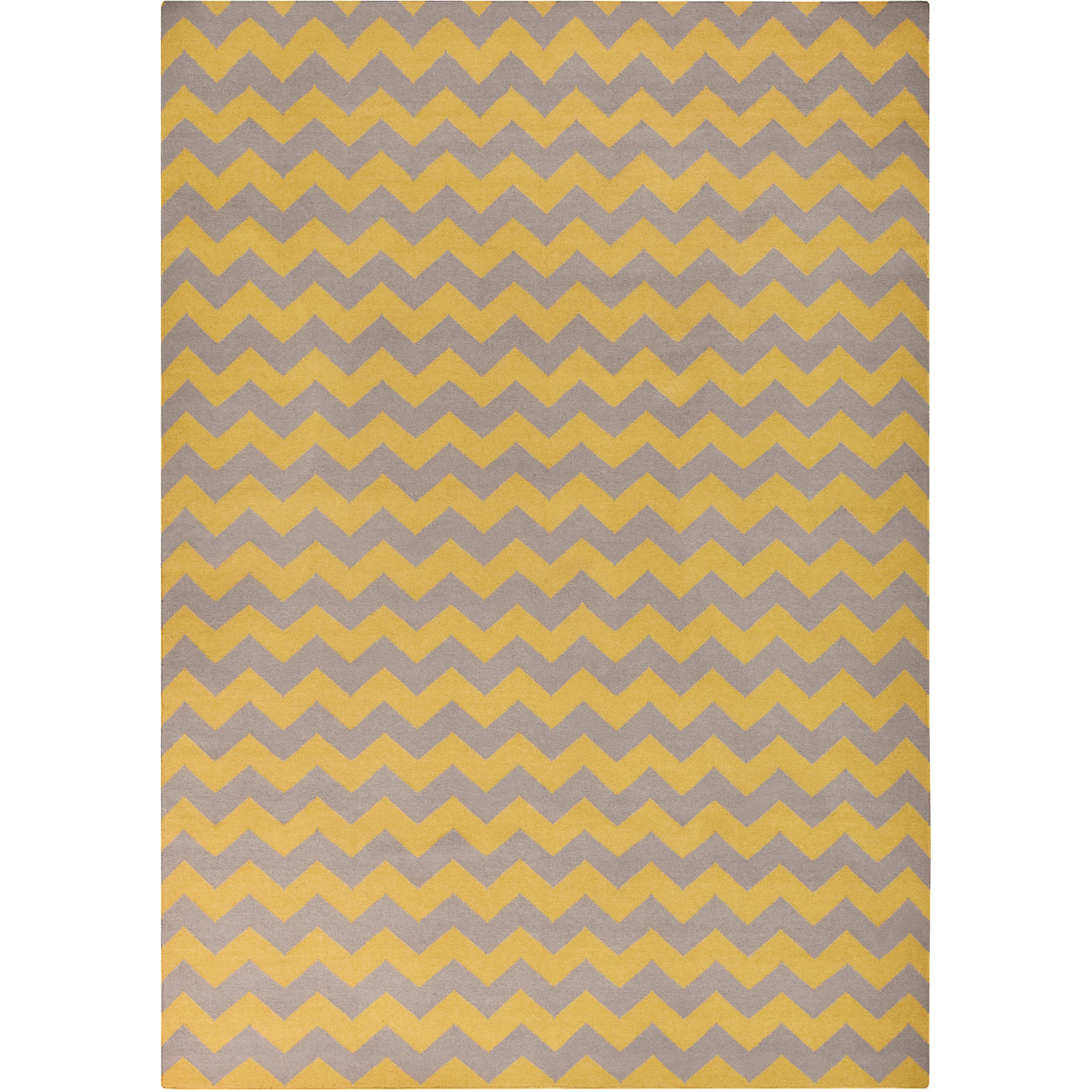 Frontier 132 X 96 inch Mustard, Taupe Rug