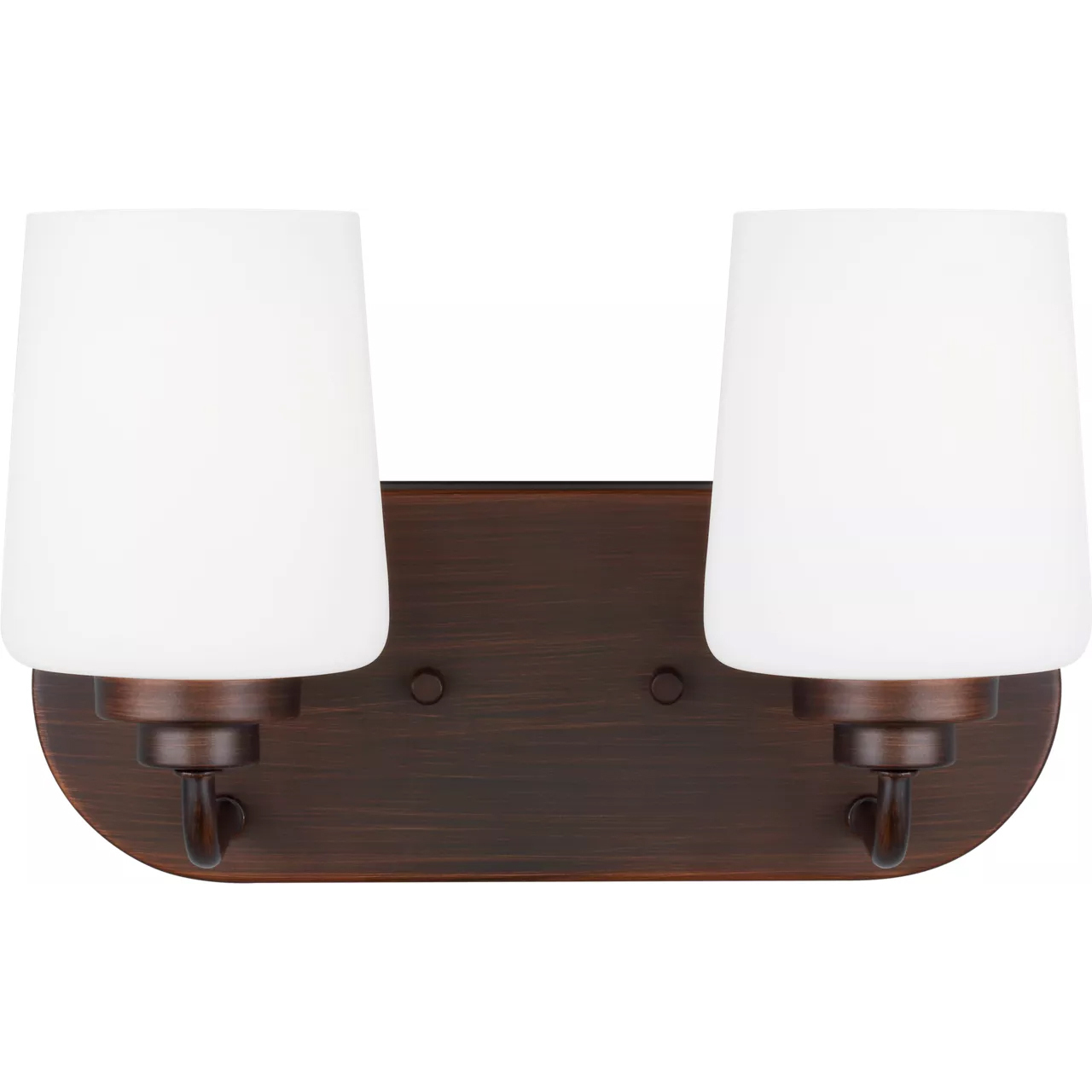 Windom 2 Light 12 inch Bronze Wall Bath Fixture Wall Light in Burnt Sienna