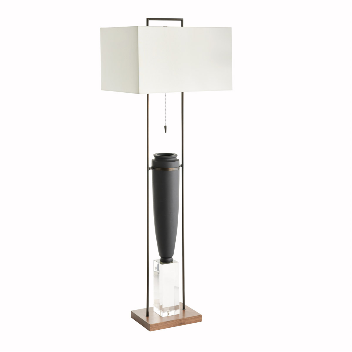 Foundry 68 inch 60 watt Charcoal Floor Lamp Portable Light