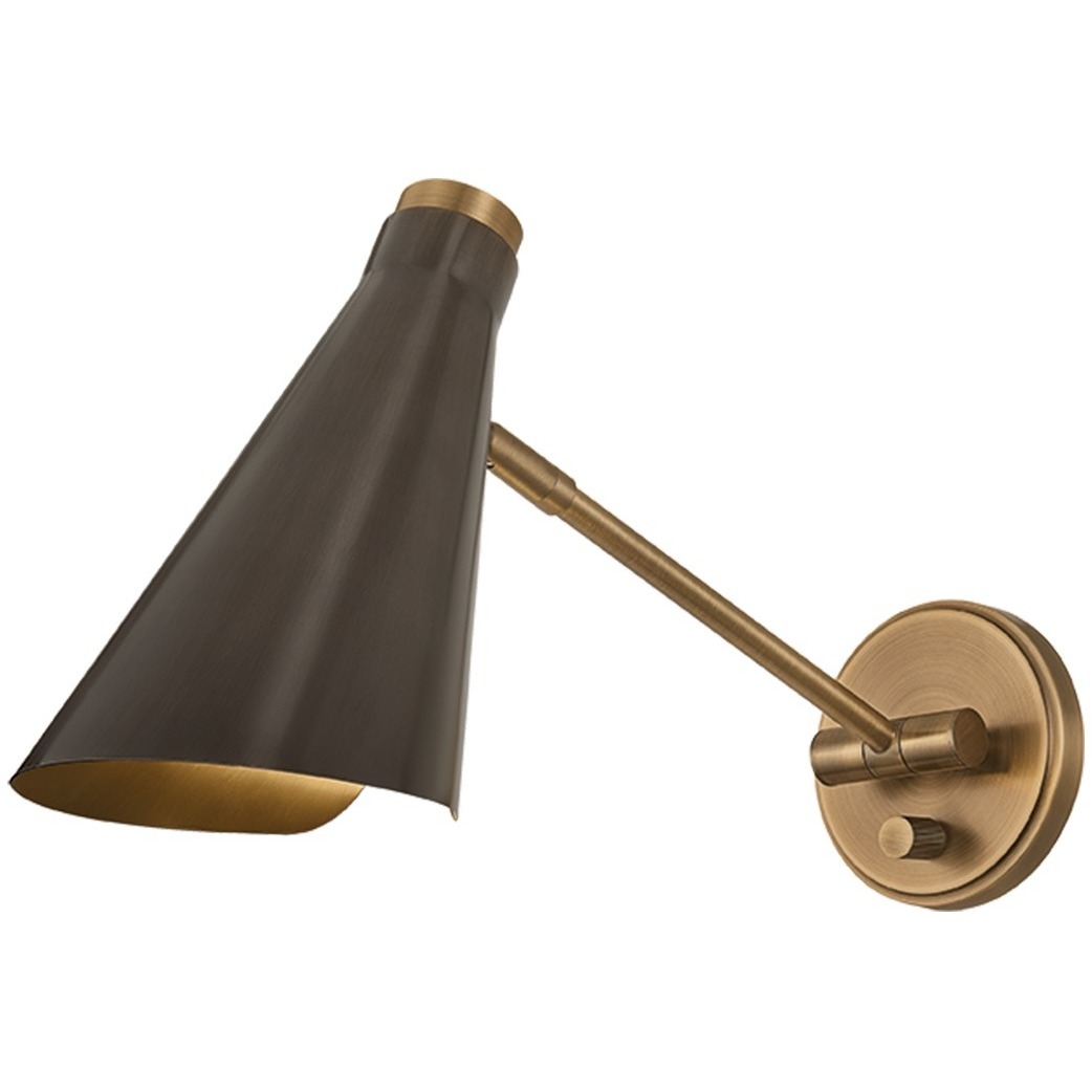 Andersen 1 Light 5.75 inch Patina Brass and Bronze Wall Sconce Wall Light