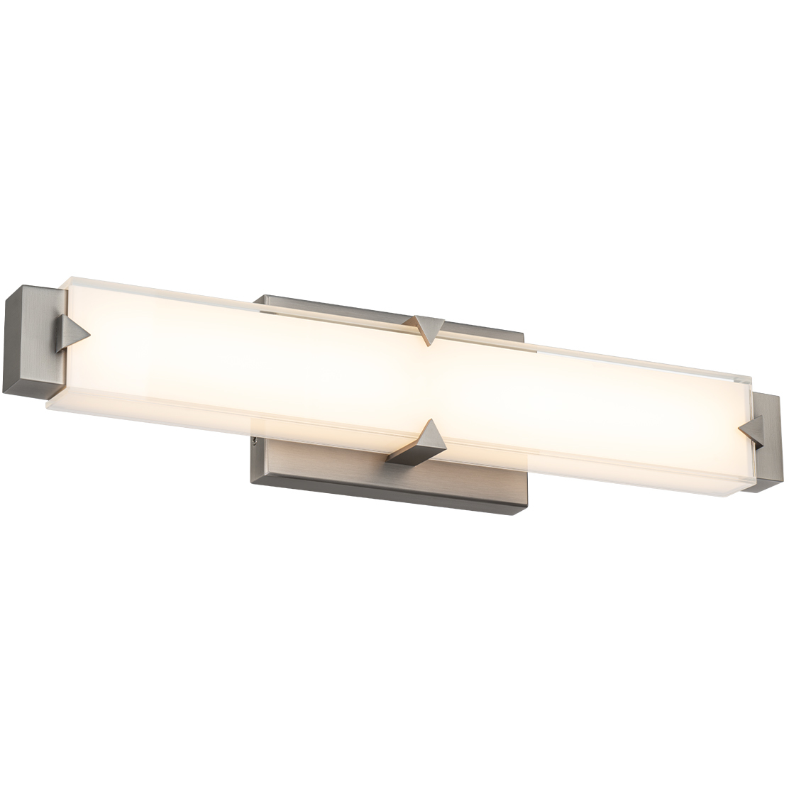 Carlisle LED 2.5 inch Brushed Nickel ADA Indoor Wall Lighting in 3000K