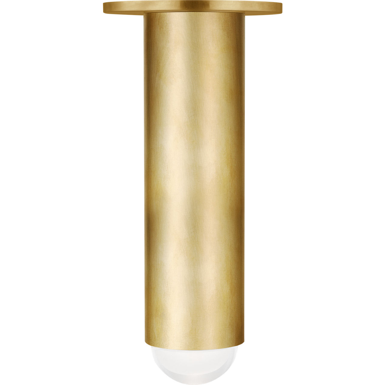 Kelly Wearstler Ebell LED 4.5 inch Natural Brass Flush Mount Ceiling Light, Integrated LED