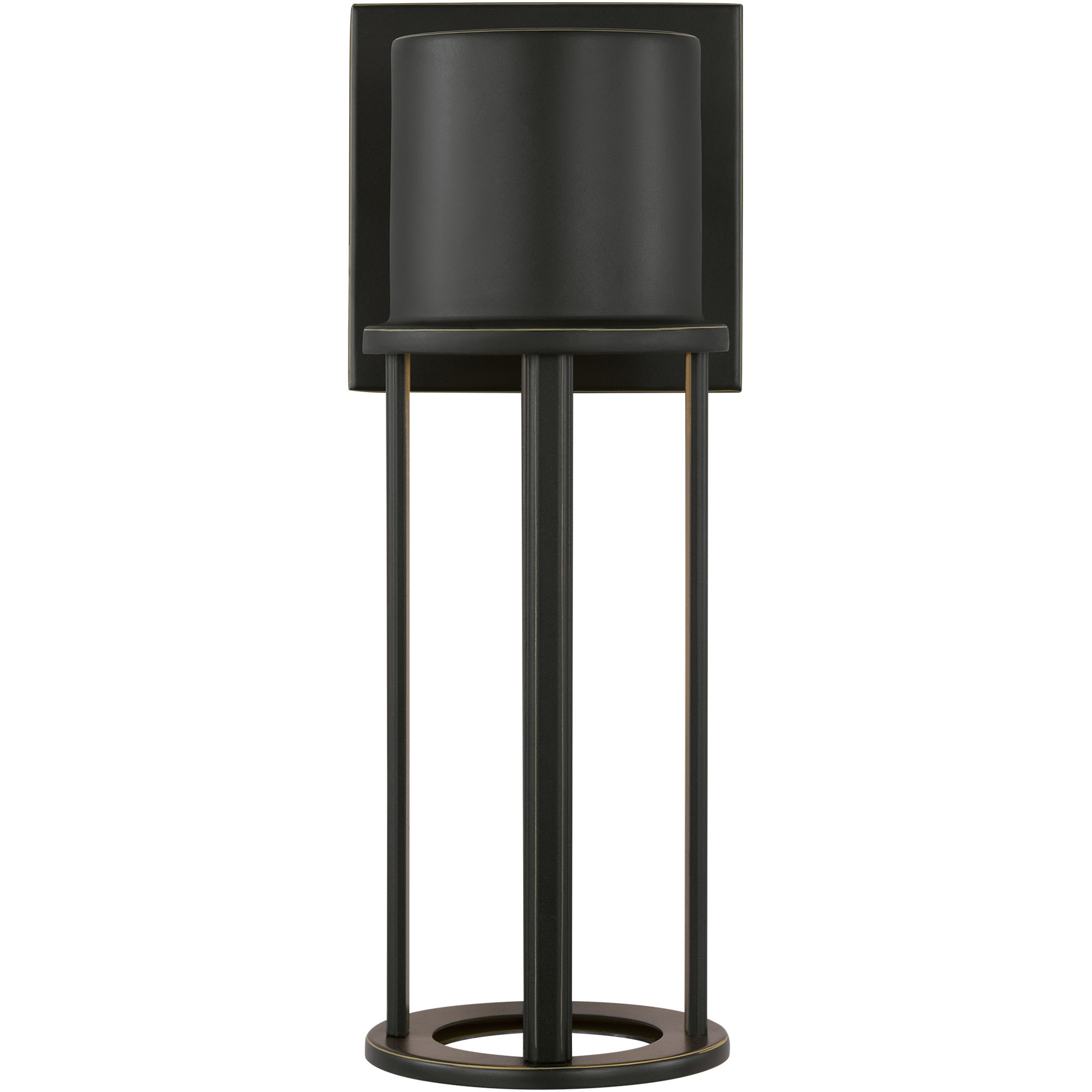Union LED 12.88 inch Antique Bronze Outdoor Wall Lantern