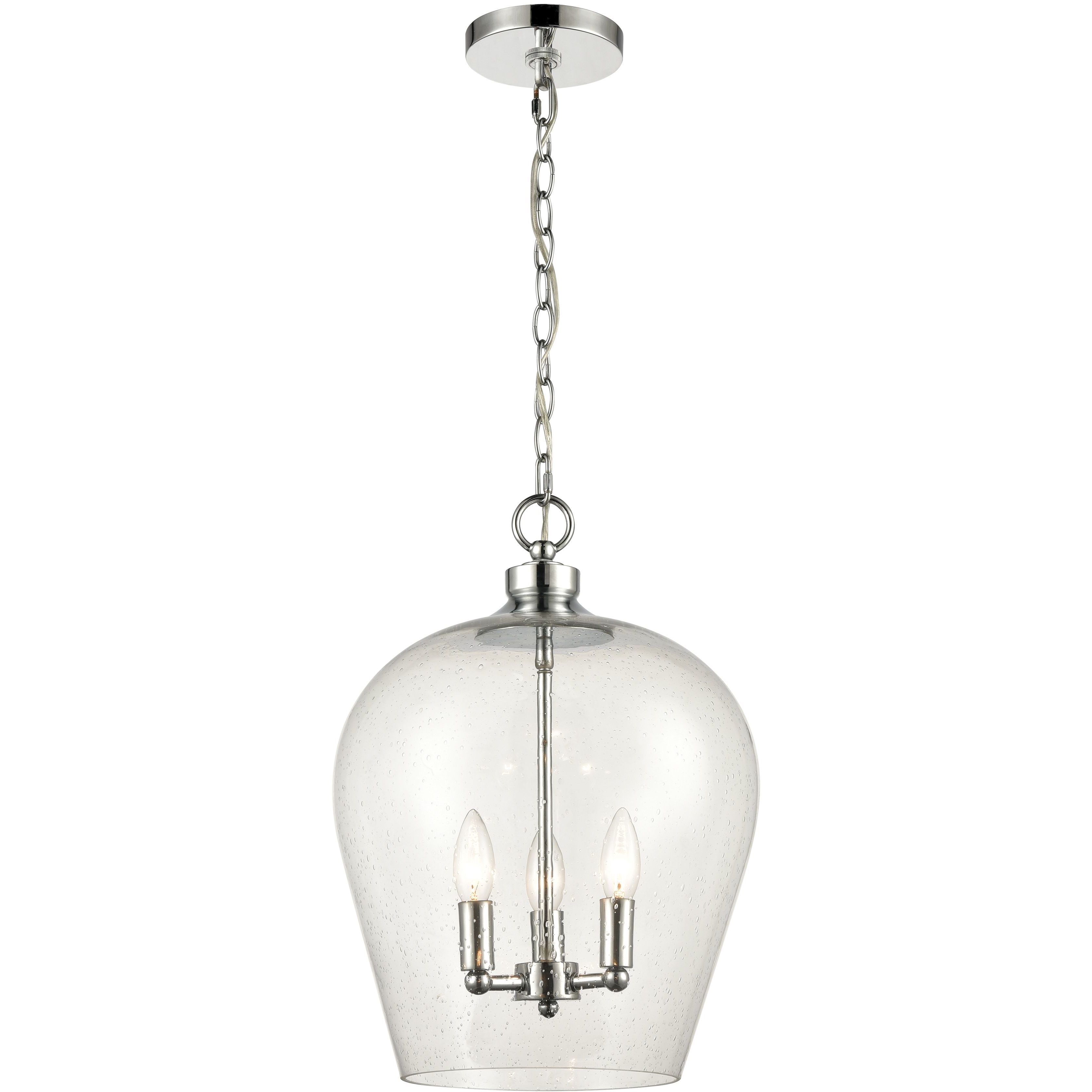 Darlene 3 Light 13 inch Polished Chrome Pendant Ceiling Light