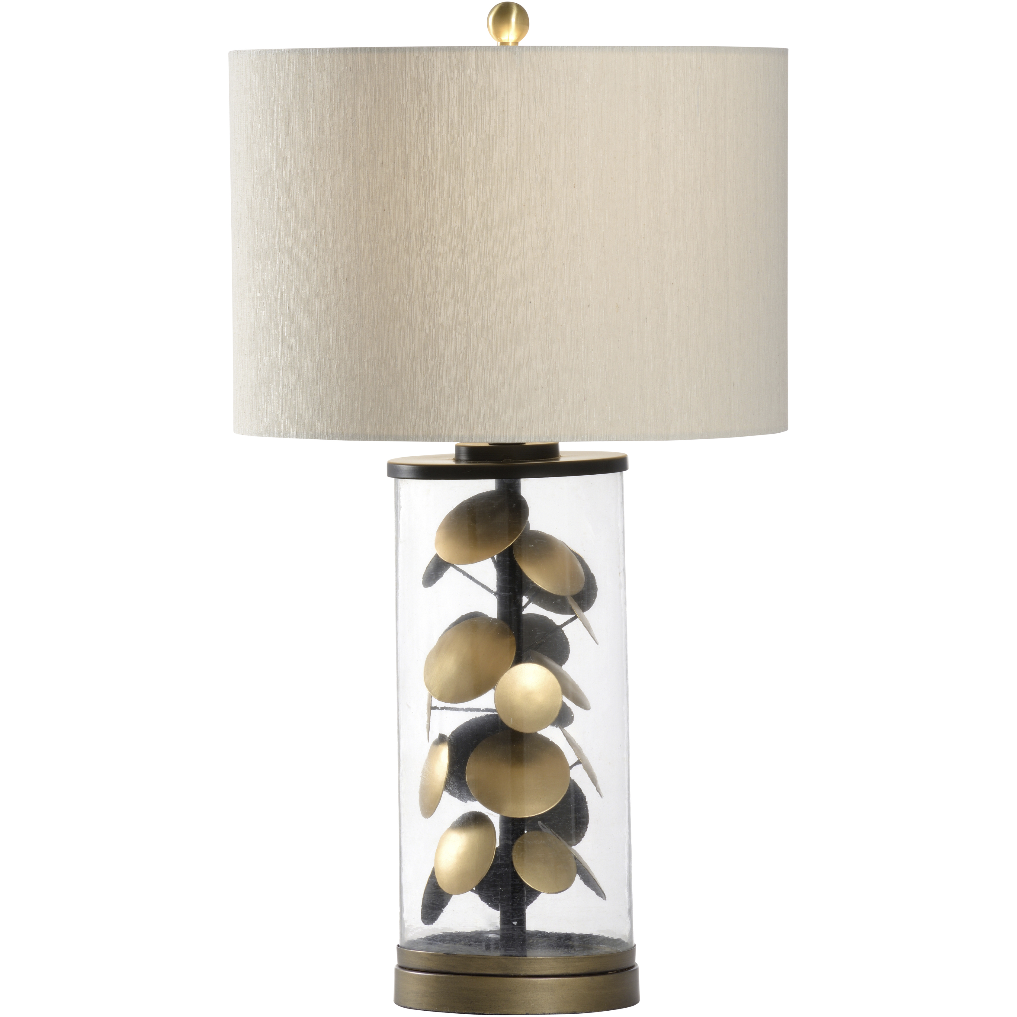 Circle Of Influence 21 inch 100.00 watt Gold Table Lamp Portable Light