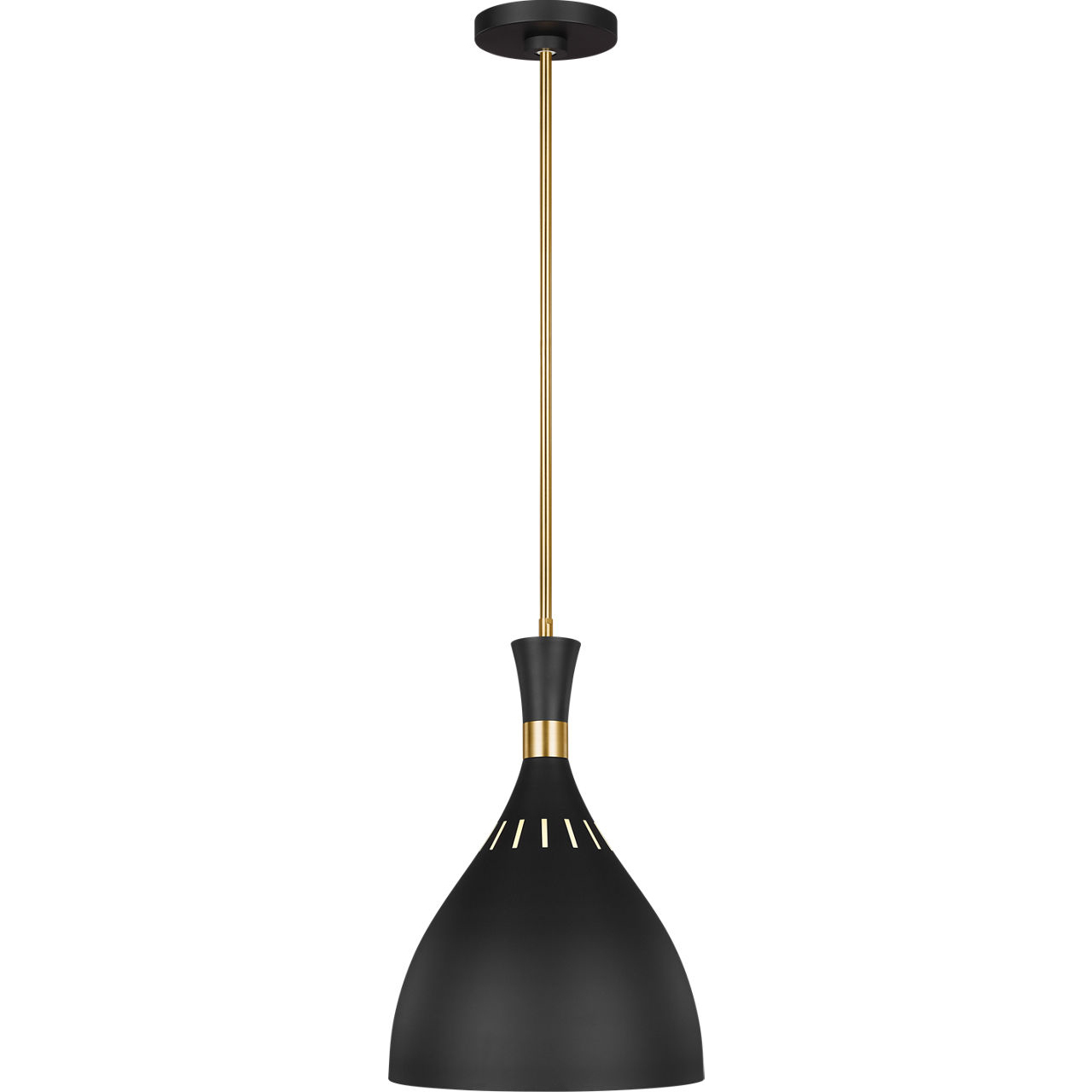 ED Ellen DeGeneres Joan 1 Light 12 inch Midnight Black Pendant Ceiling Light