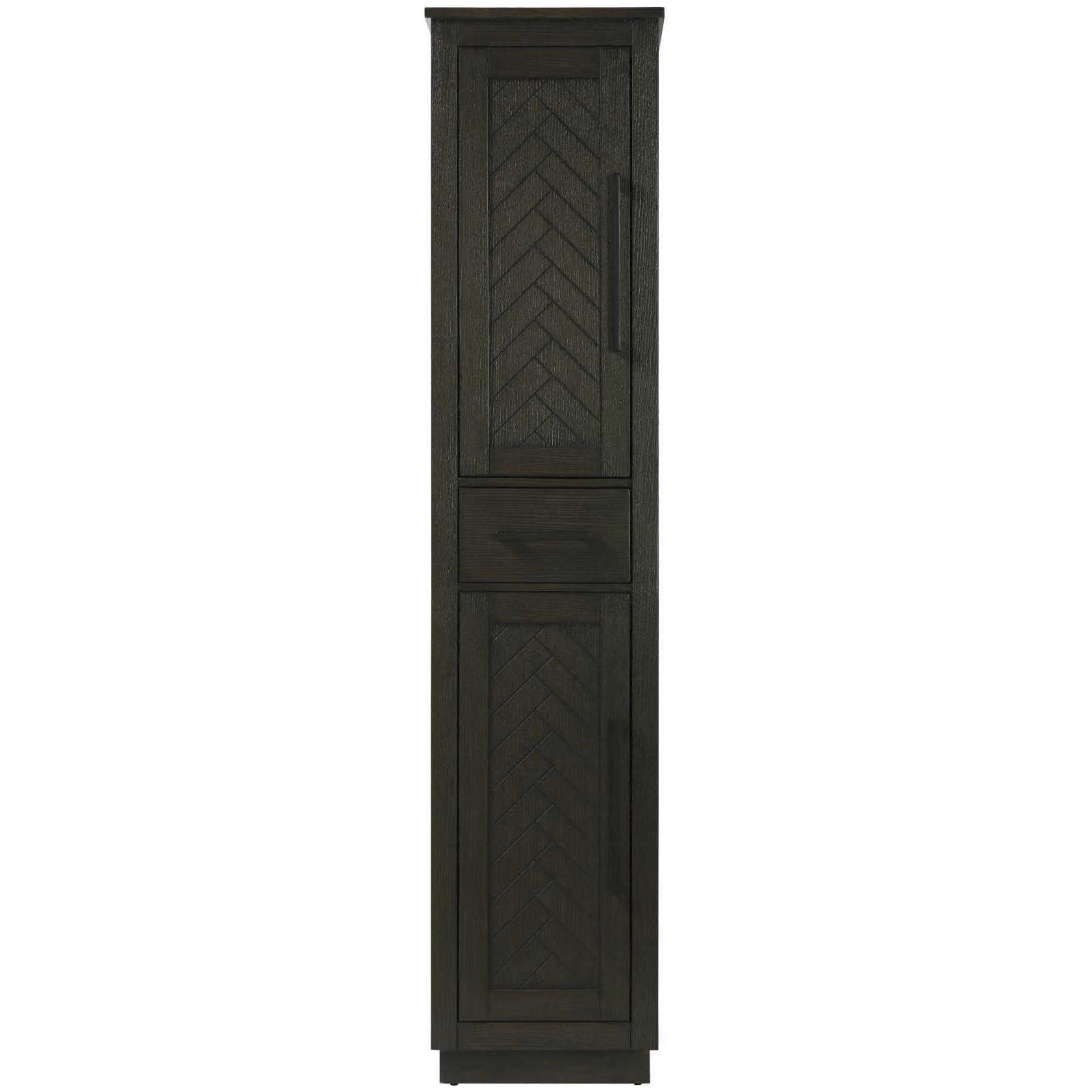 Chase Chocolate Oak Bathroom Storage Cabinet