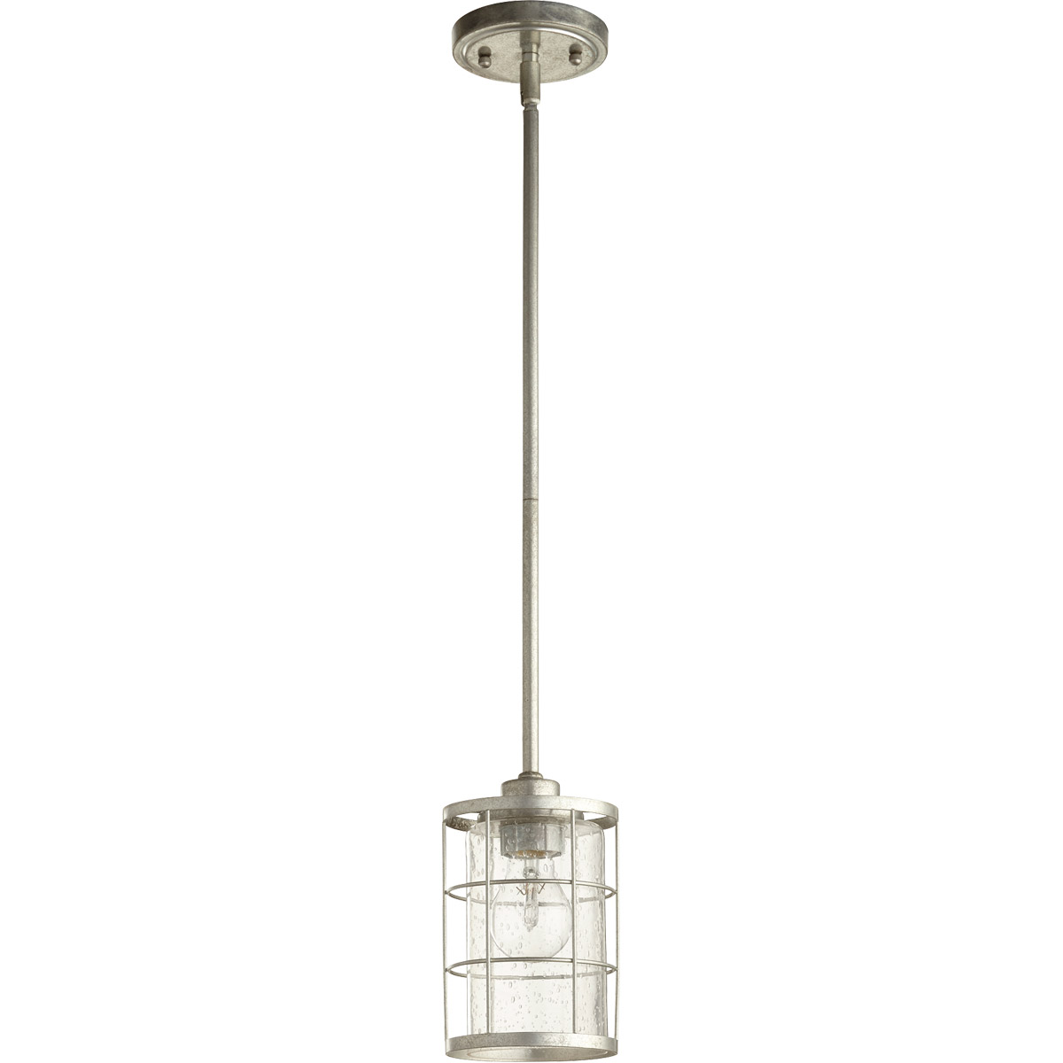 Ellis 1 Light 5 inch Tumbled Steel Mini Pendant Ceiling Light
