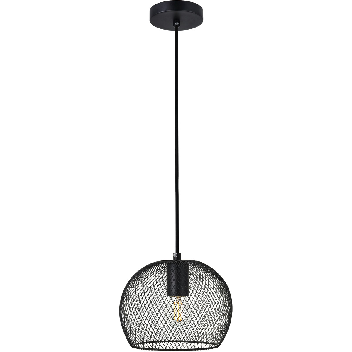 Keller 1 Light 7.5 inch Black Pendant Ceiling Light