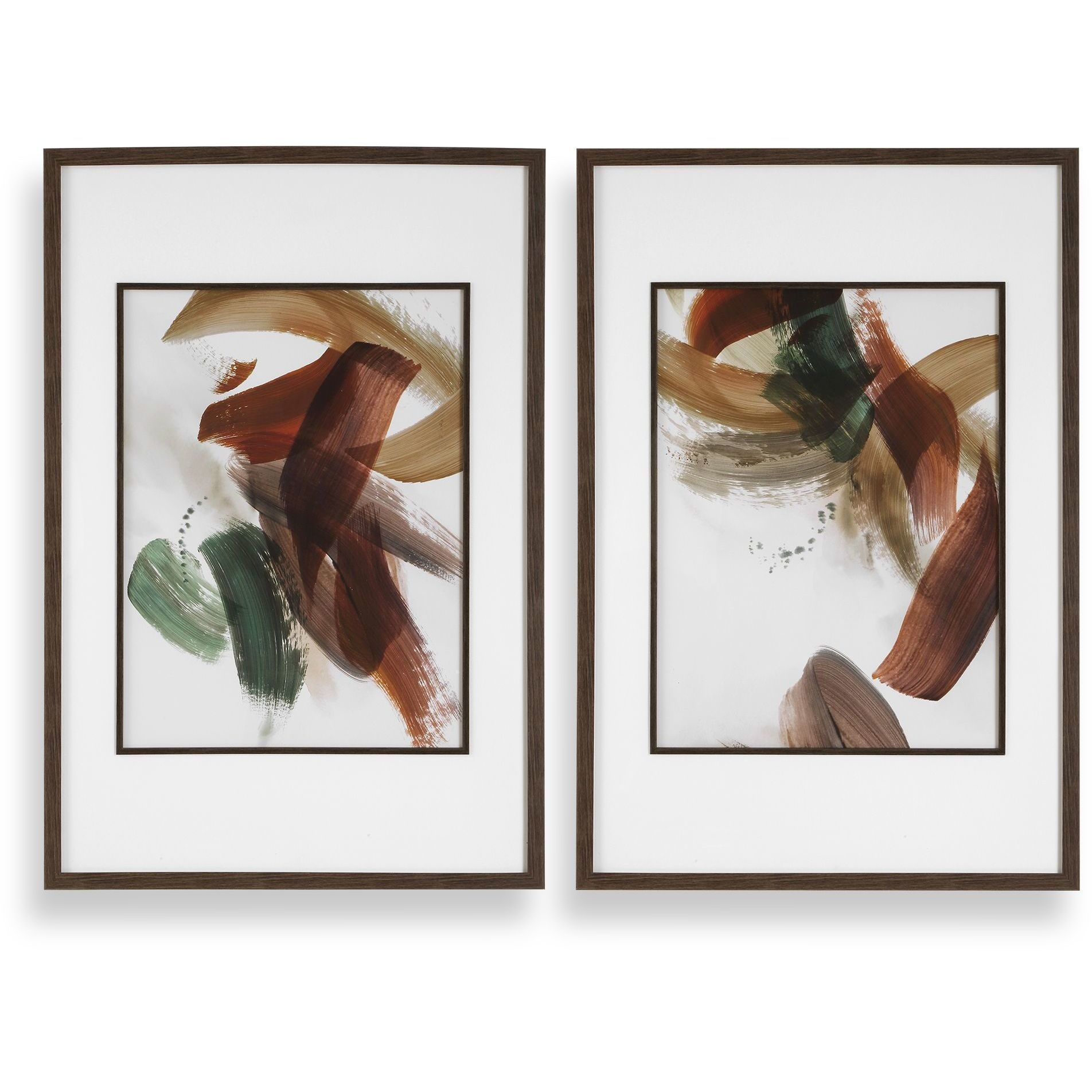 Velocity 42.5 X 28.5 inch Framed Abstract Prints, Set of 2