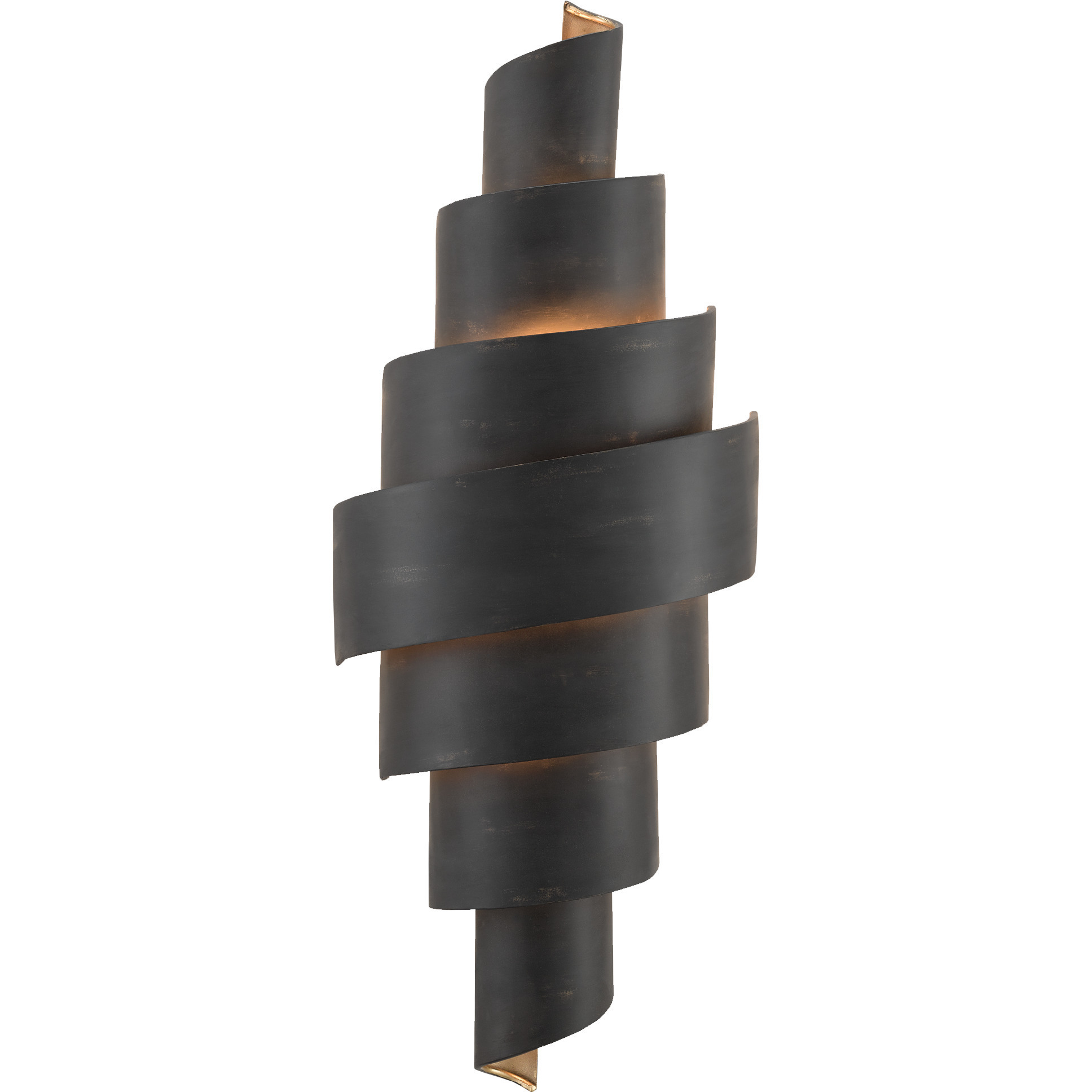 Chiffonade 2 Light 10.75 inch French Black Wall Sconce Wall Light