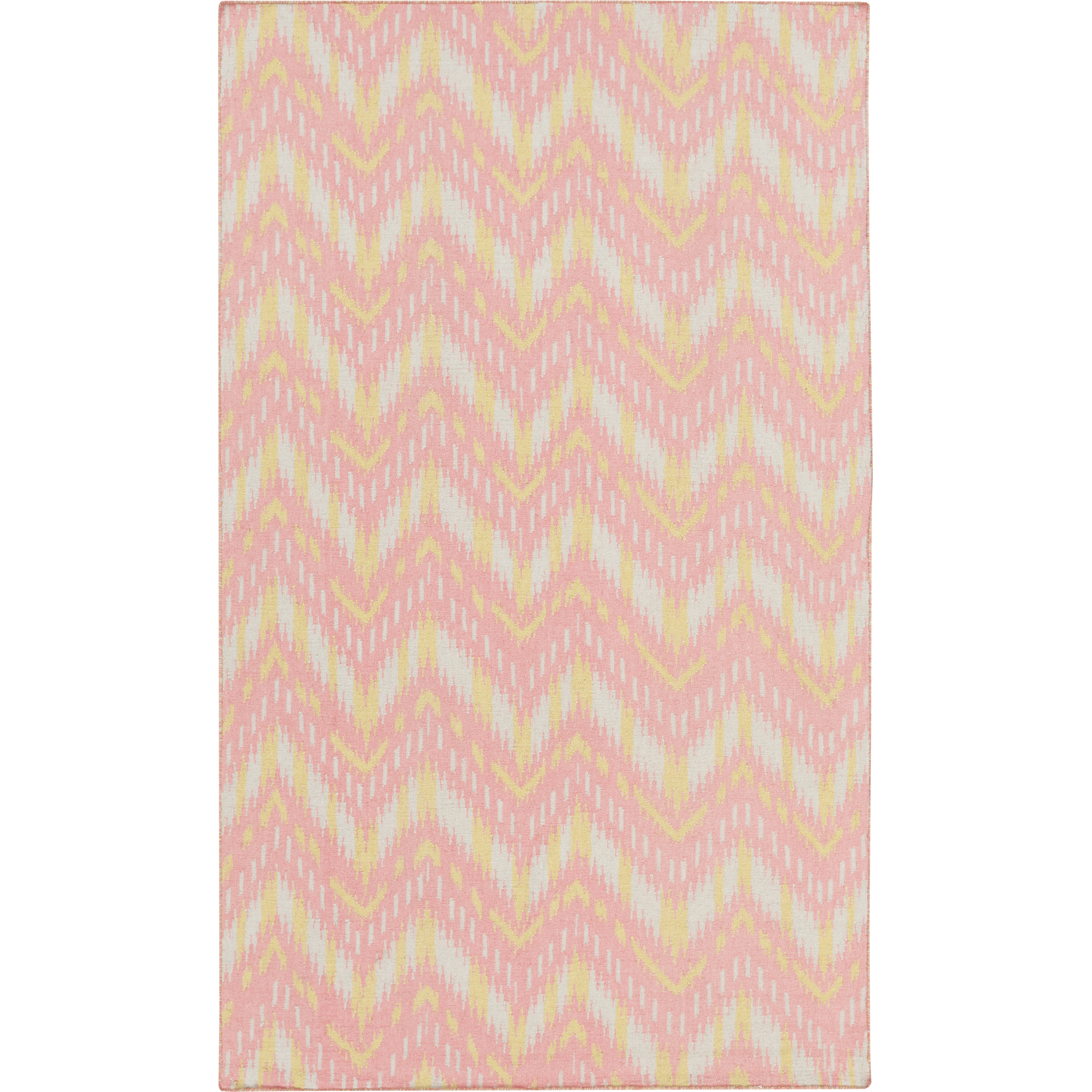 Front Porch 36 X 24 inch Pale Pink, Moss, Khaki Rug