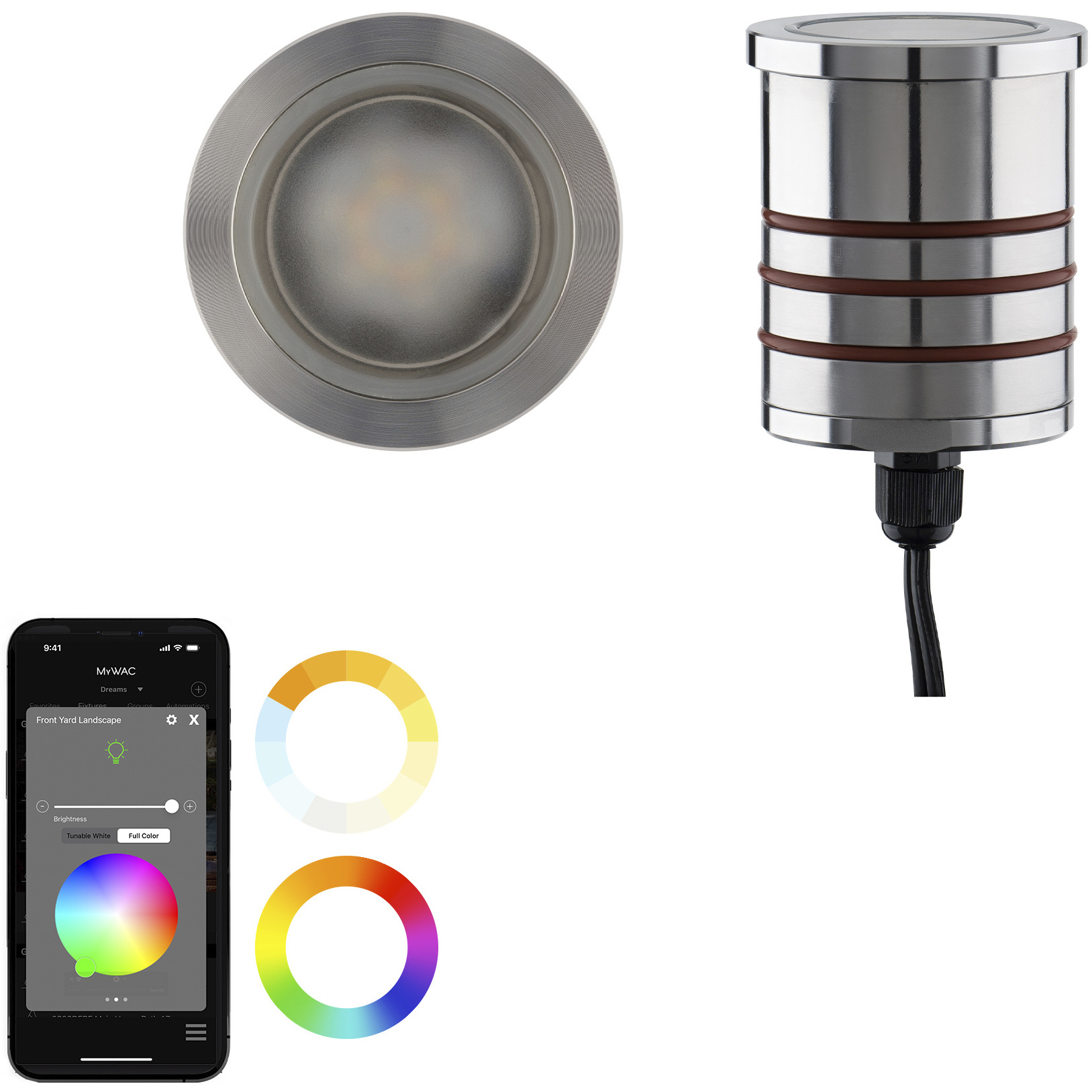 Colorscaping 12 4.5 watt Stainless Steel Path Indicator Light, Colorscaping