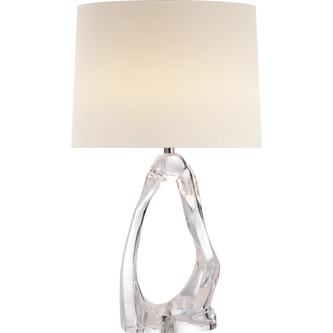 AERIN Cannes2 31 inch 150 watt Clear Glass Table Lamp Portable Light