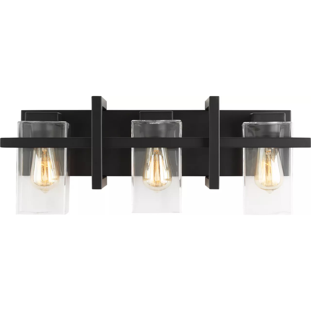 Mitte 3 Light 24 inch Midnight Black Wall Bath Fixture Wall Light