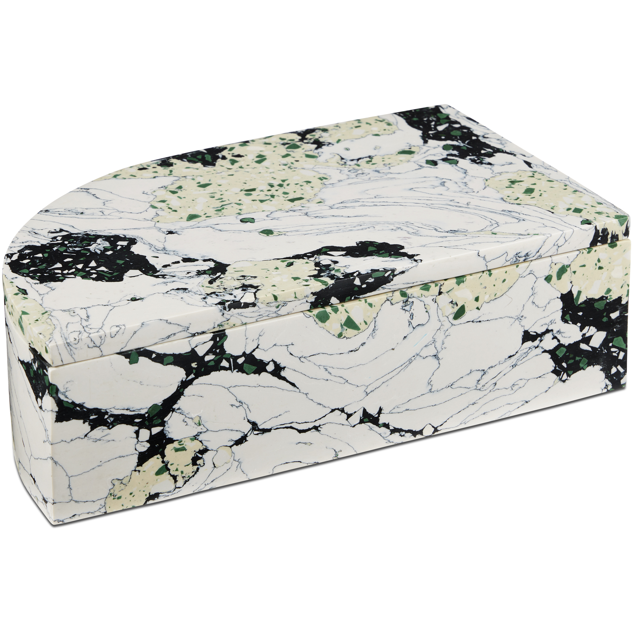 Fossey 10 inch White/Black Box