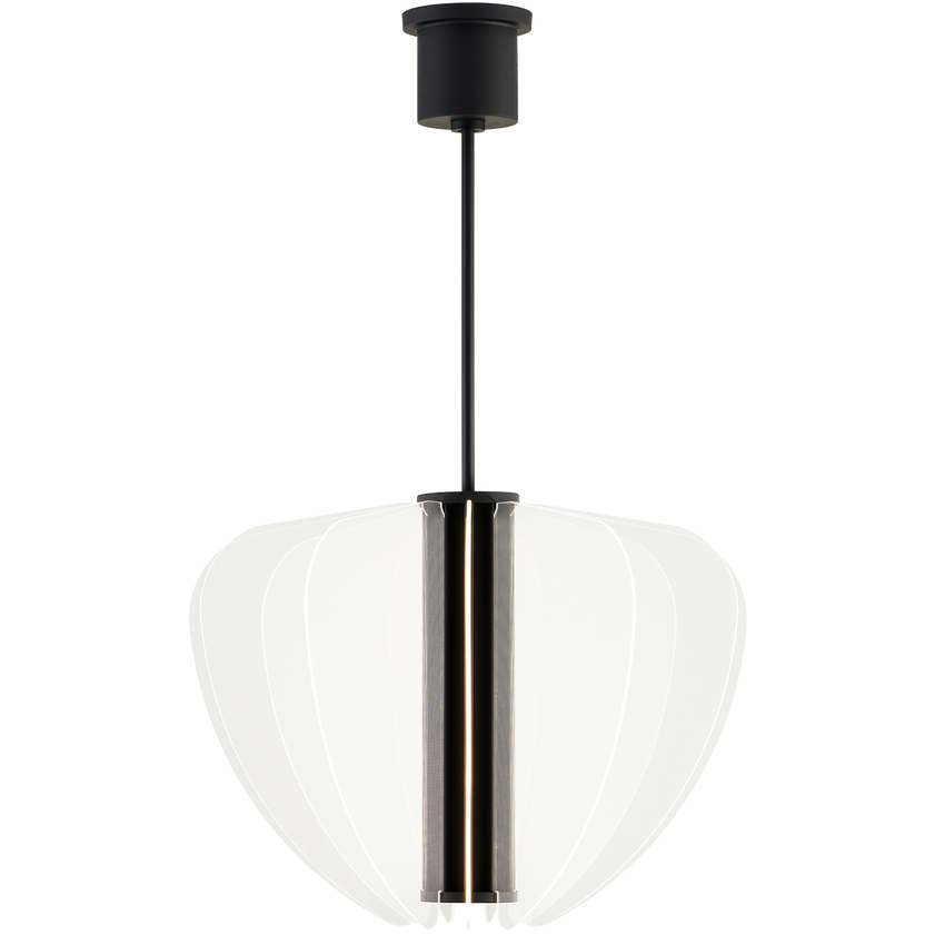 Sean Lavin Nyra LED 27.4 inch Nightshade Black Chandelier Ceiling Light, Integrated LED