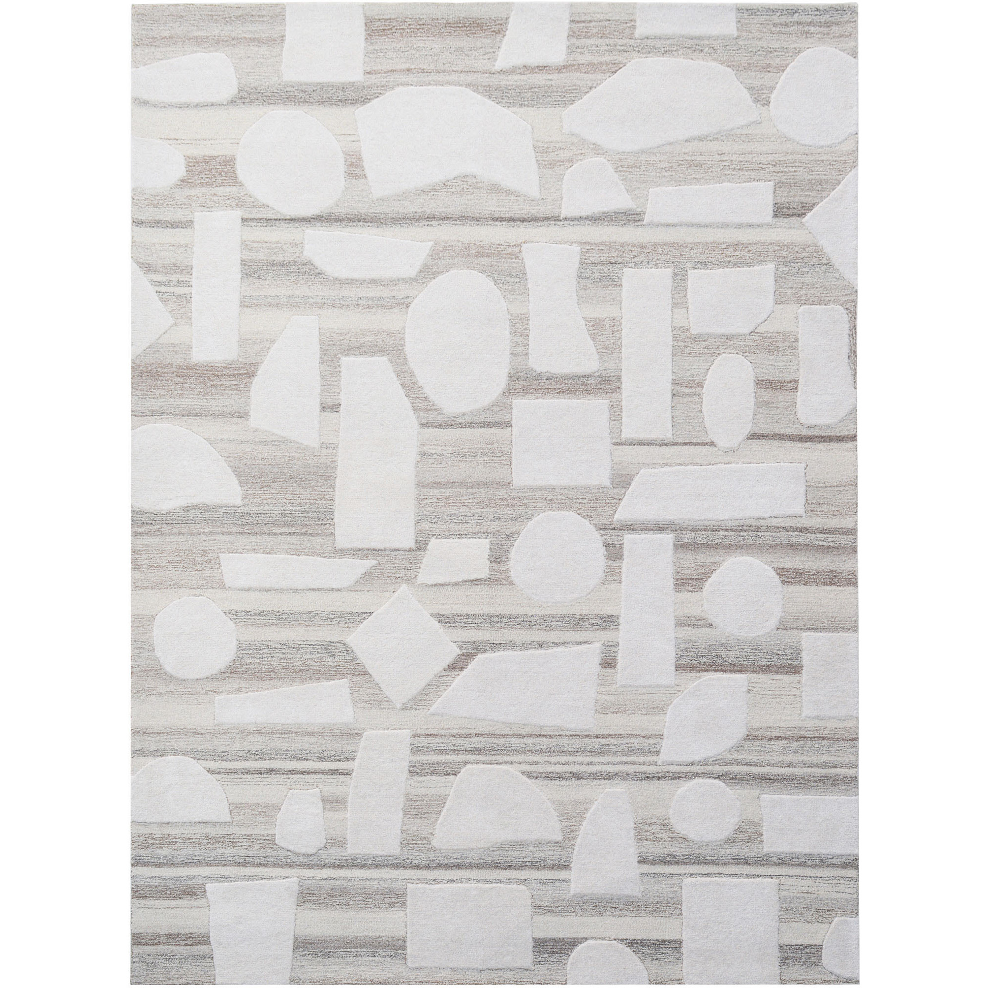 Sachin 130 X 94 inch Neutral Rug in 8 x 11
