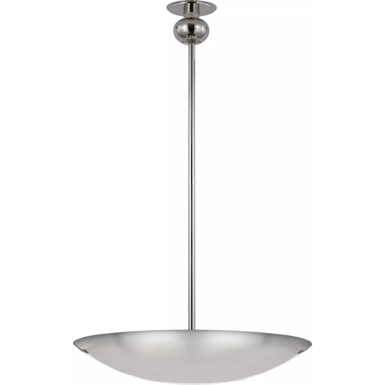Paloma Contreras Comtesse LED 24 inch Polished Nickel Uplight Chandelier Ceiling Light, Medium