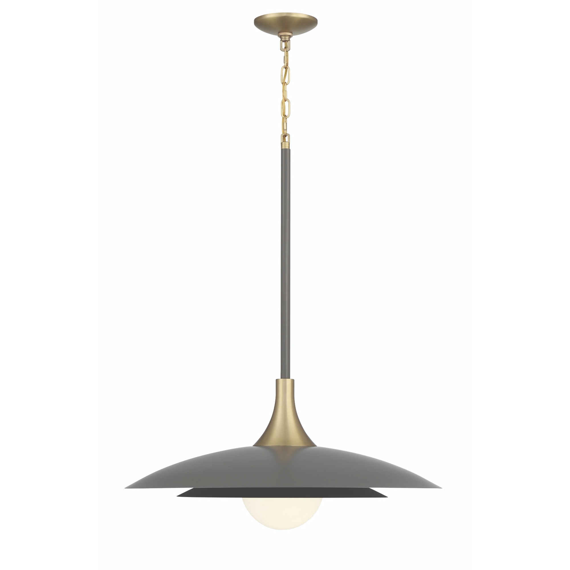 Welsh LED 24 inch Grey Pendant Ceiling Light