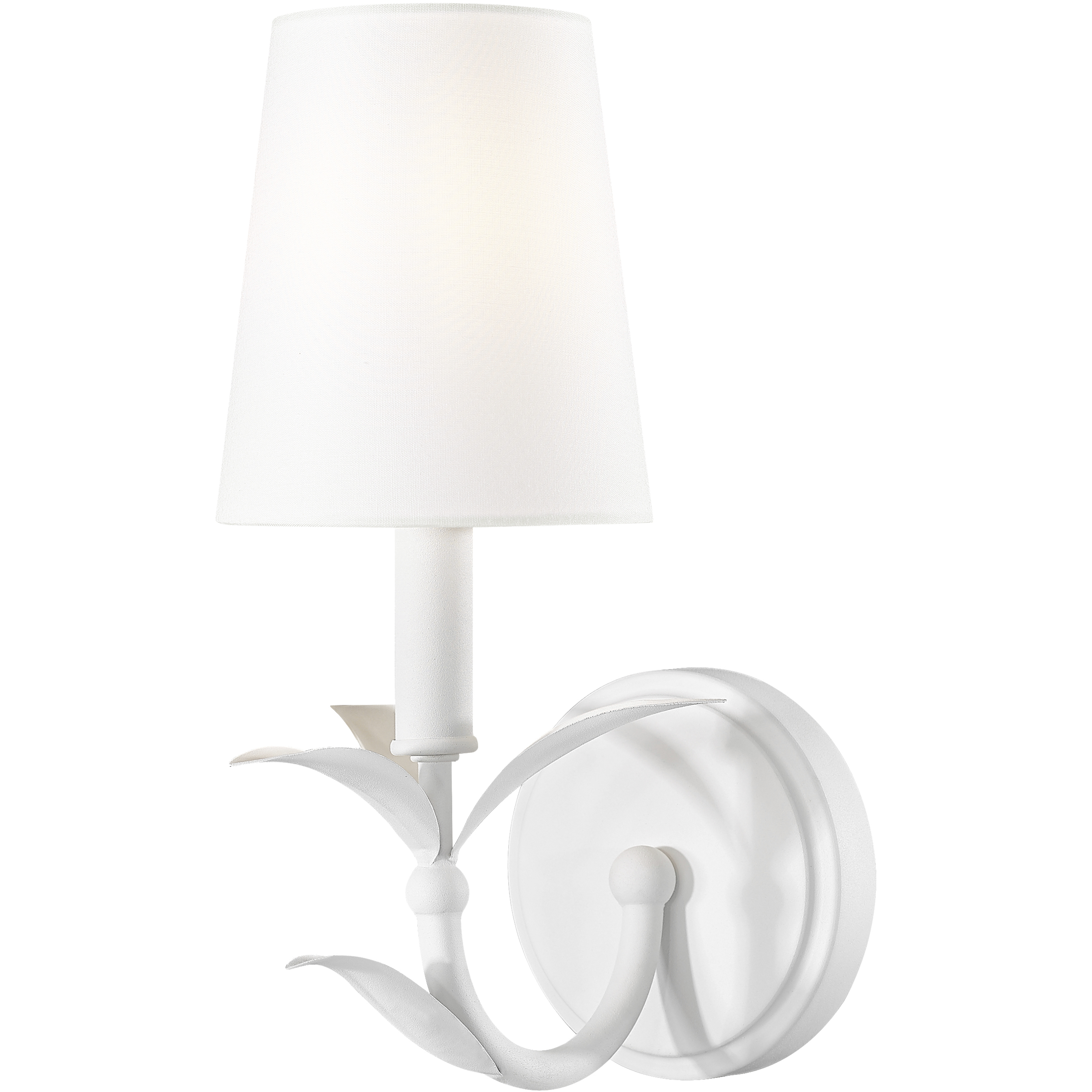 Aslin 1 Light 5 inch Textured White Wall Sconce Wall Light