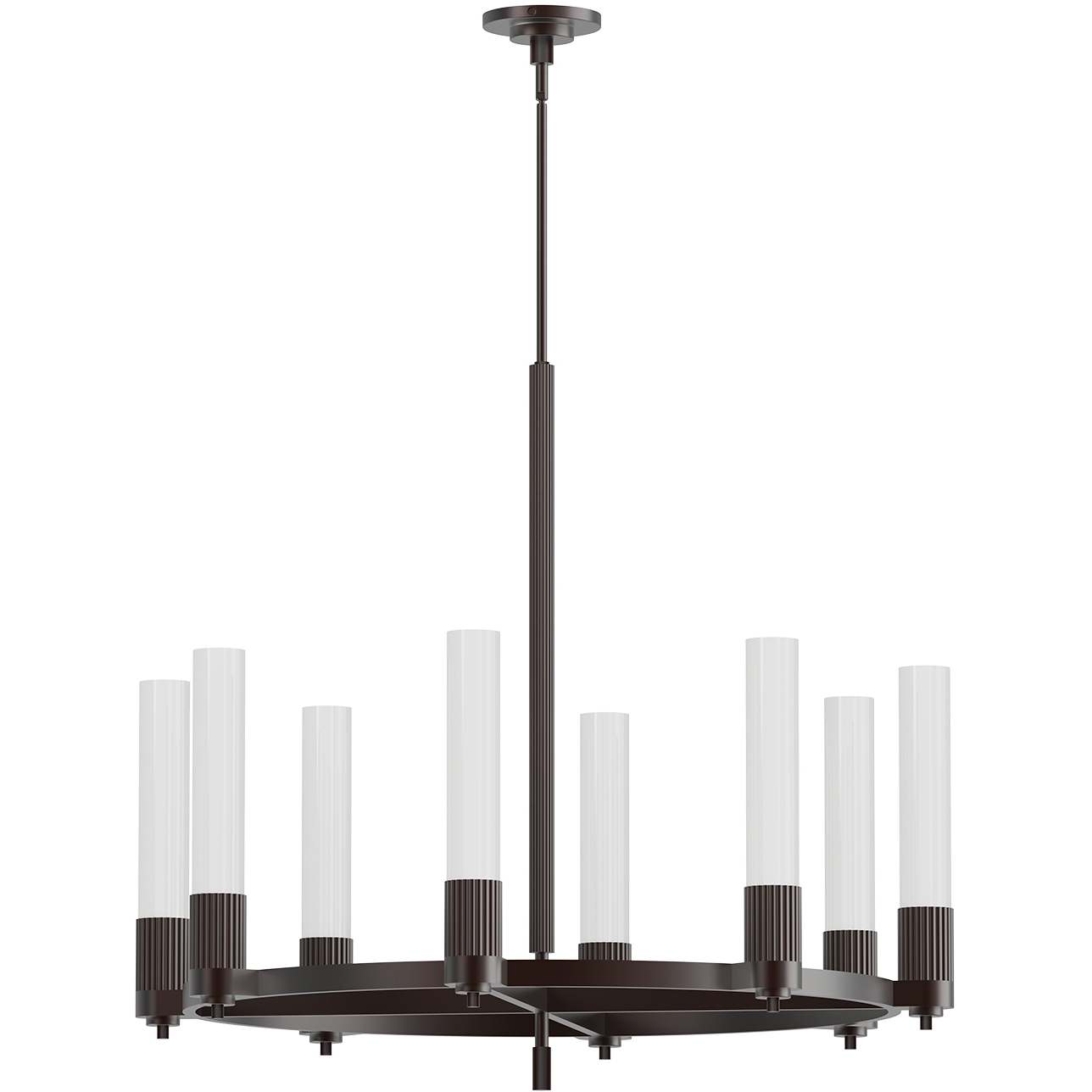 Alora Mood Rue 8 Light 38 inch Warm Bronze Chandelier Ceiling Light
