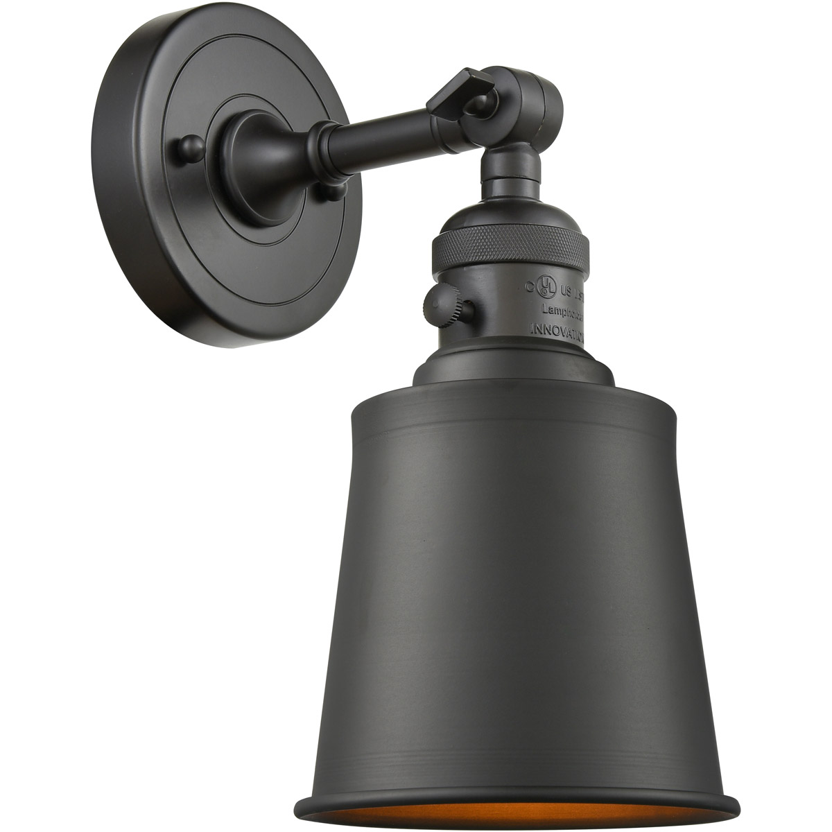 Franklin Restoration Addison LED 5 inch Oil Rubbed Bronze Sconce Wall Light, Franklin Restoration