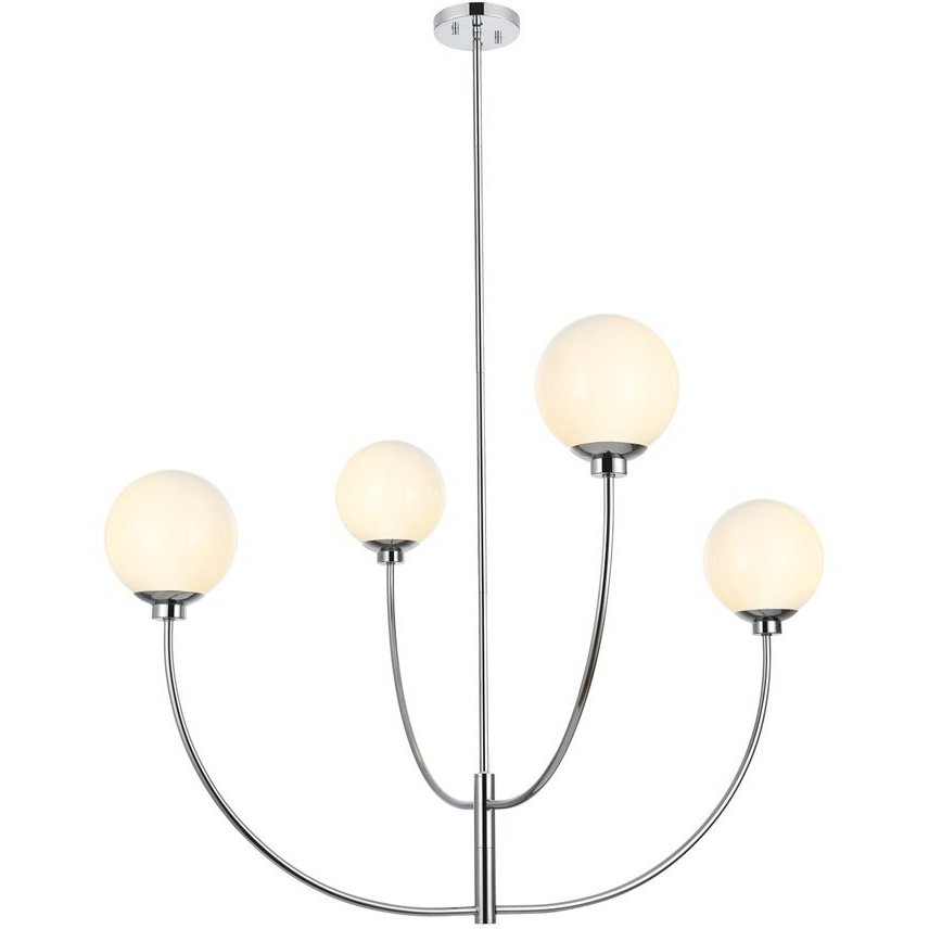 Nyomi 4 Light 42 inch Chrome Chandelier Ceiling Light