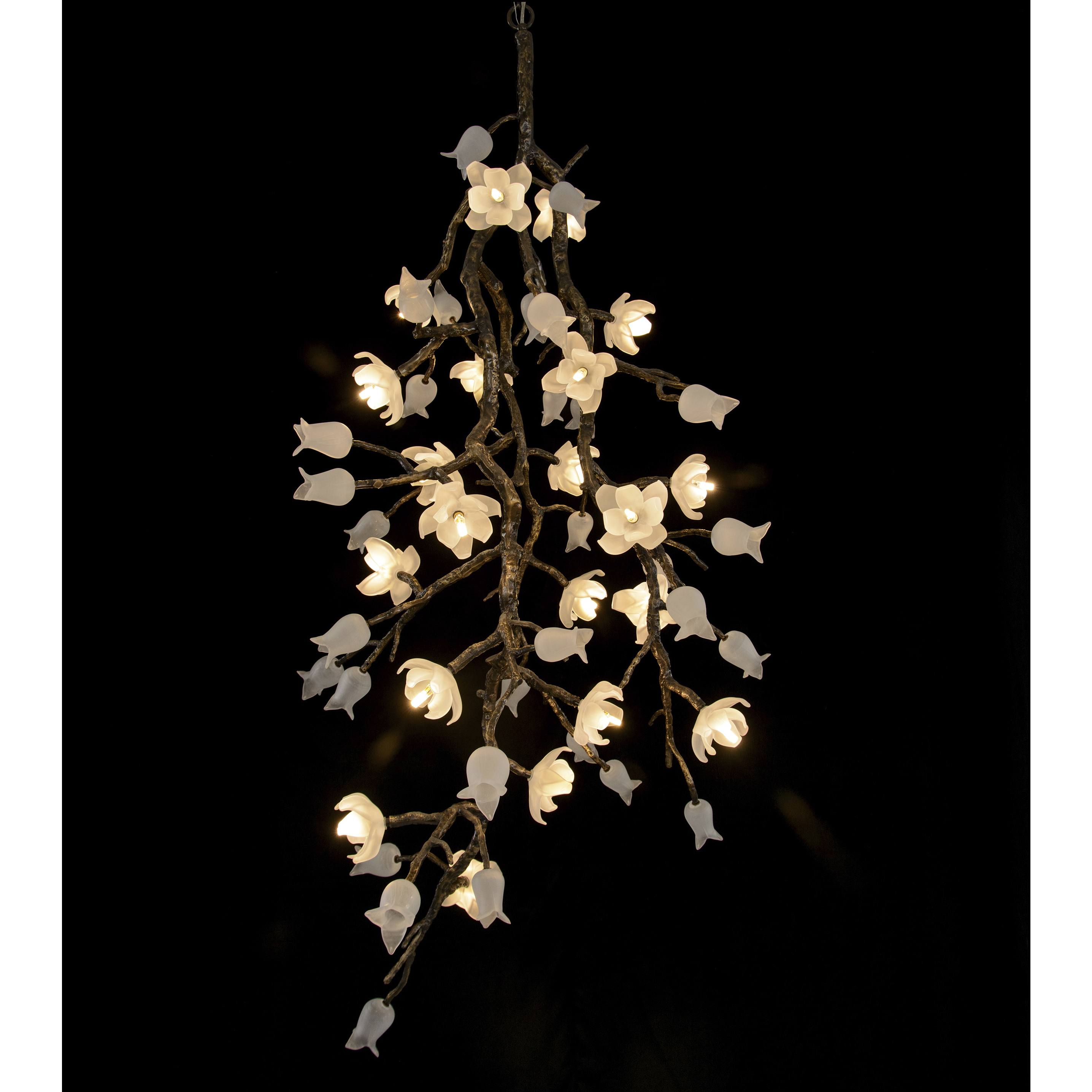 Churippu 21 Light Bronze Chandelier Ceiling Light