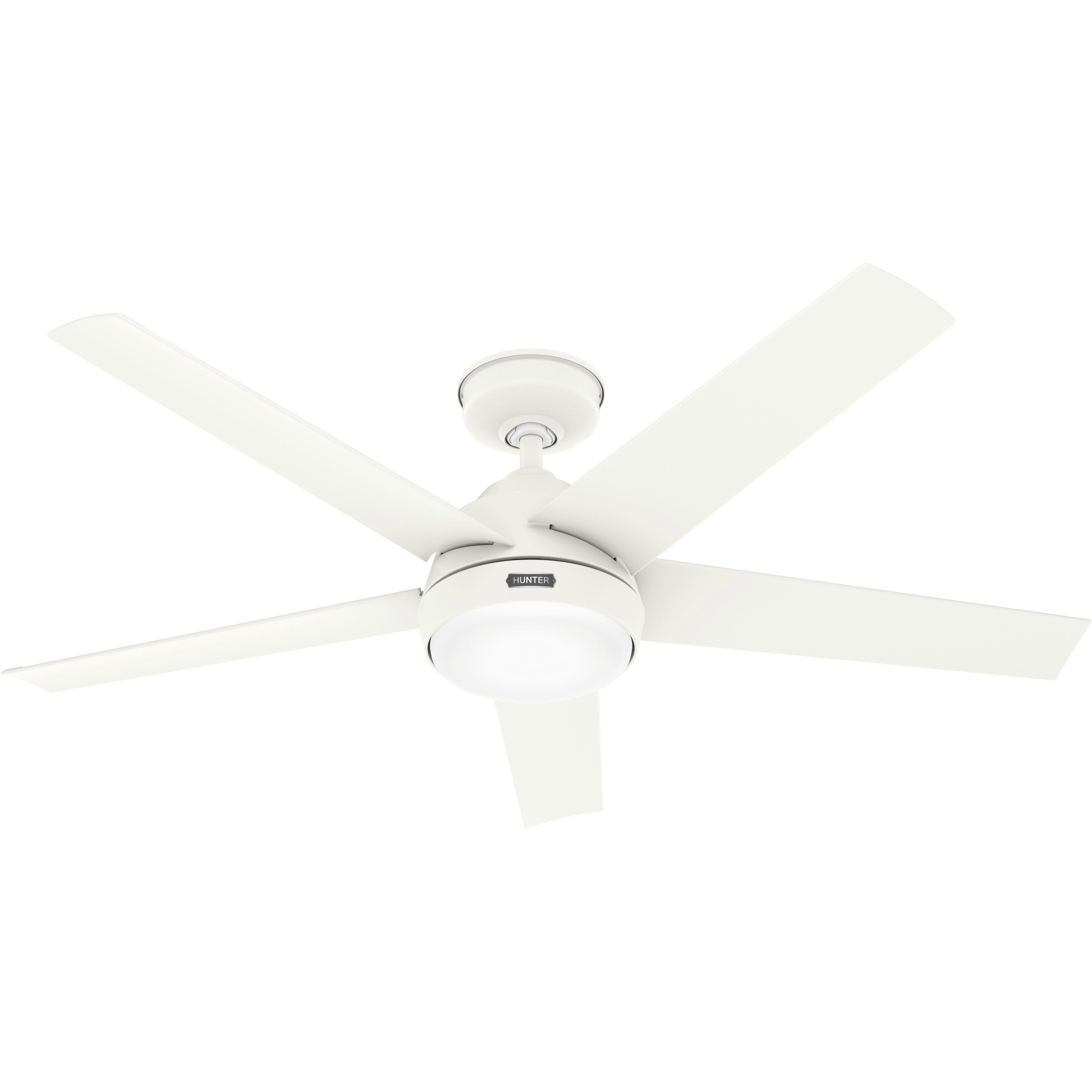 Hunter Fan 52611 Skyflow 52 inch Matte White Outdoor Ceiling Fan