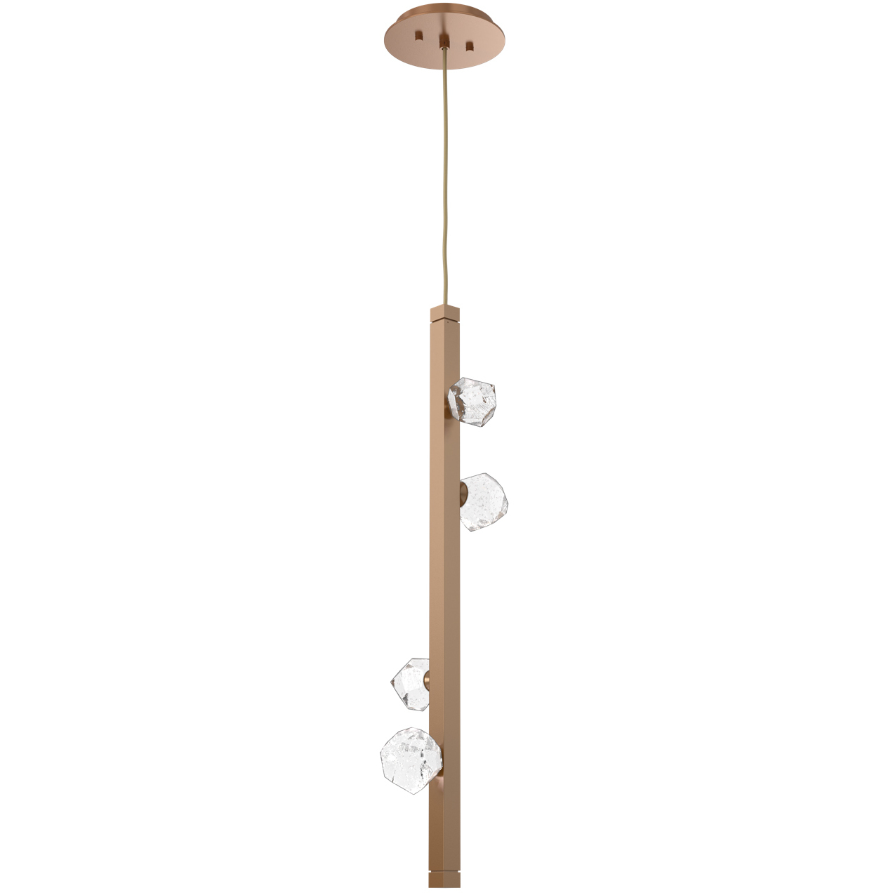 Stella LED 8.5 inch Novel Brass Pendant Ceiling Light