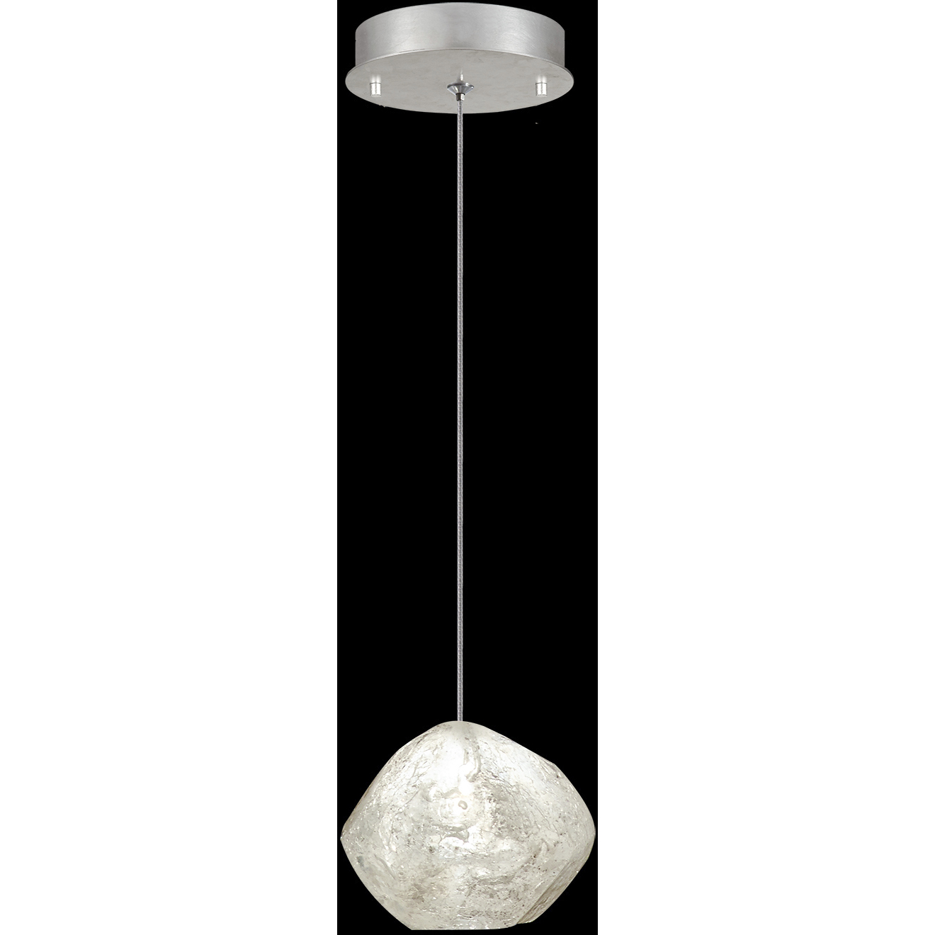 Natural Inspirations 1 Light 5.5 inch Silver Drop Light Ceiling Light