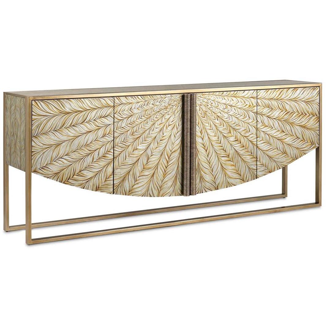 Florentine 95 X 19 inch Credenza, Four-Door