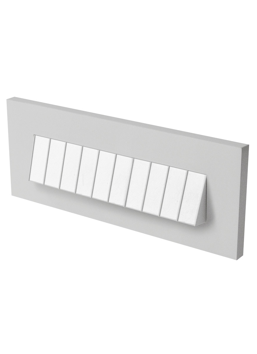 LED Brick Lighting 120 8.6 watt Satin Nickel Brick Light