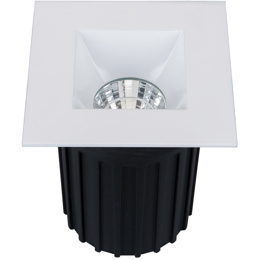 Ocularc LED Module - Driver White Recessed Trims in Flood, 2700K, Square