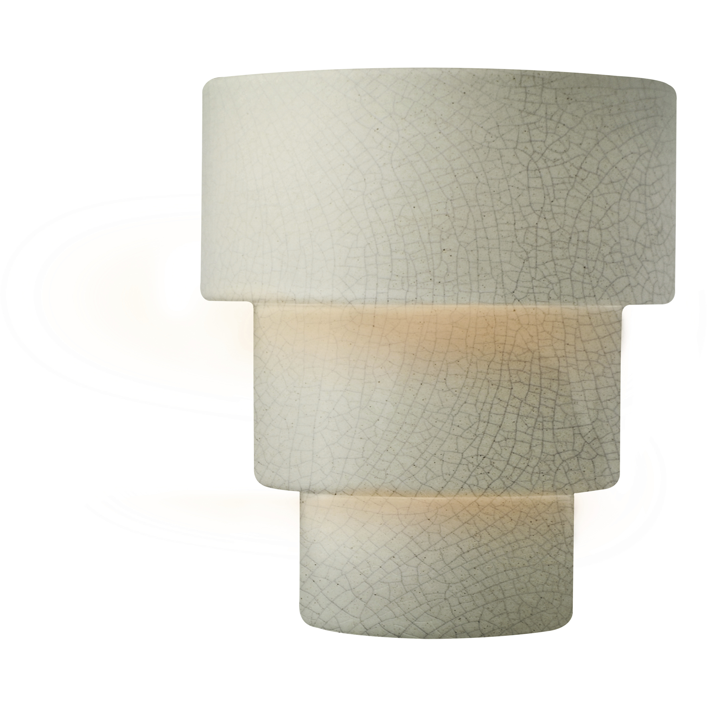 Ambiance Collection LED 12.75 inch Celadon Green Crackle Wall Sconce Wall Light in Dedicated LED, Form+Finish+Function