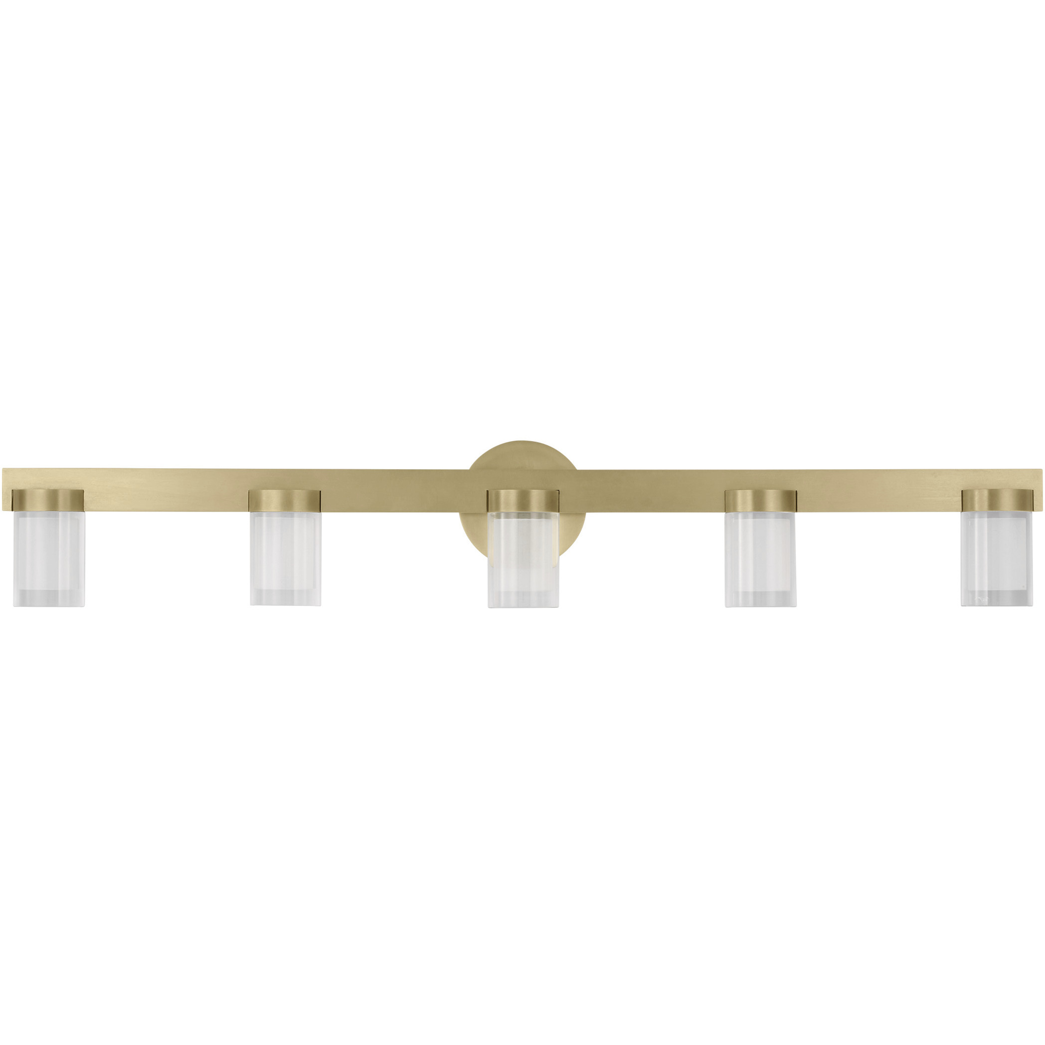 Kelly Wearstler Esfera 5 Light 36 inch Natural Brass Bath Vanity Wall Light