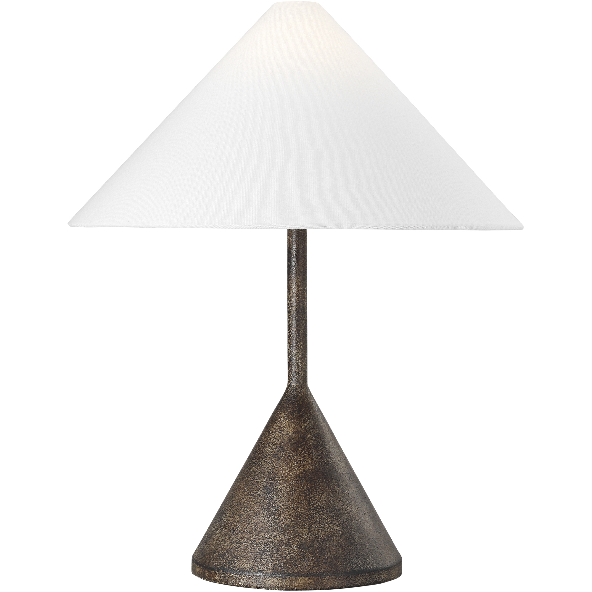Kelly by Kelly Wearstler Brachion 20.88 inch 60 watt Rustic Bronze Table Lamp Portable Light