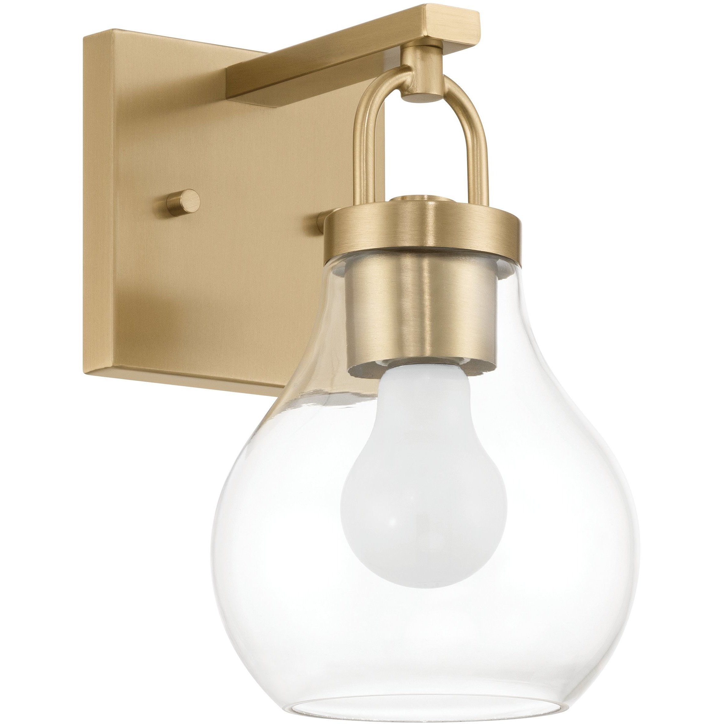 Mansfield 1 Light 7.75 inch Champagne Gold Vanity Light Wall Light