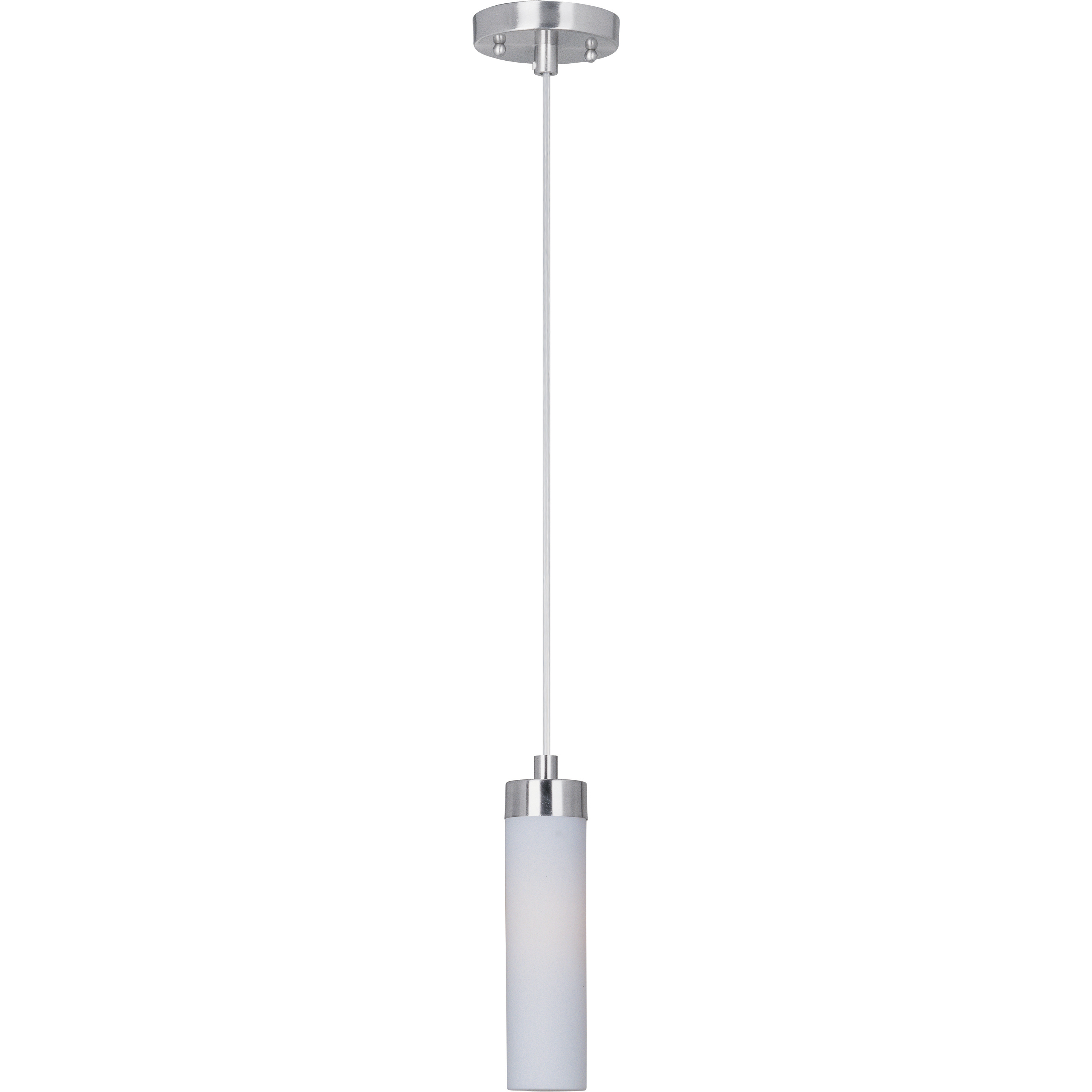 Cilandro LED LED 4.75 inch Satin Nickel Mini Pendant Ceiling Light