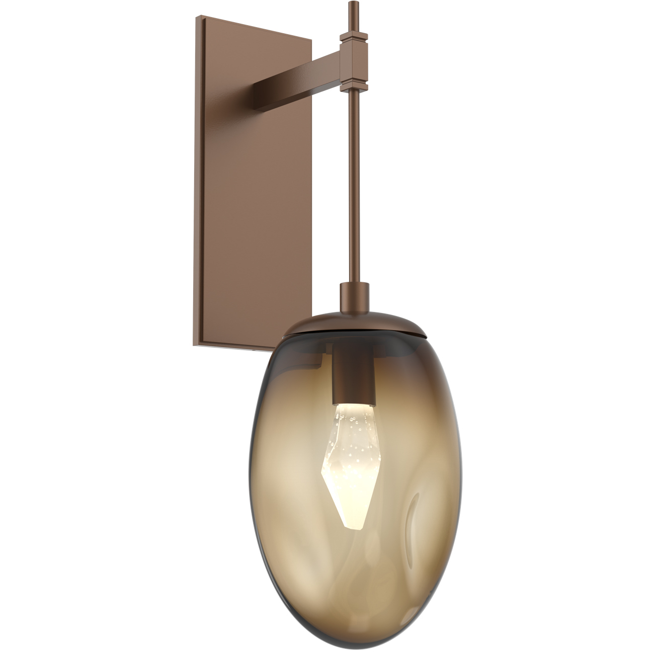 Meteo LED LED 8.1 inch Burnished Bronze Indoor Sconce Wall Light, Tempo Nebula